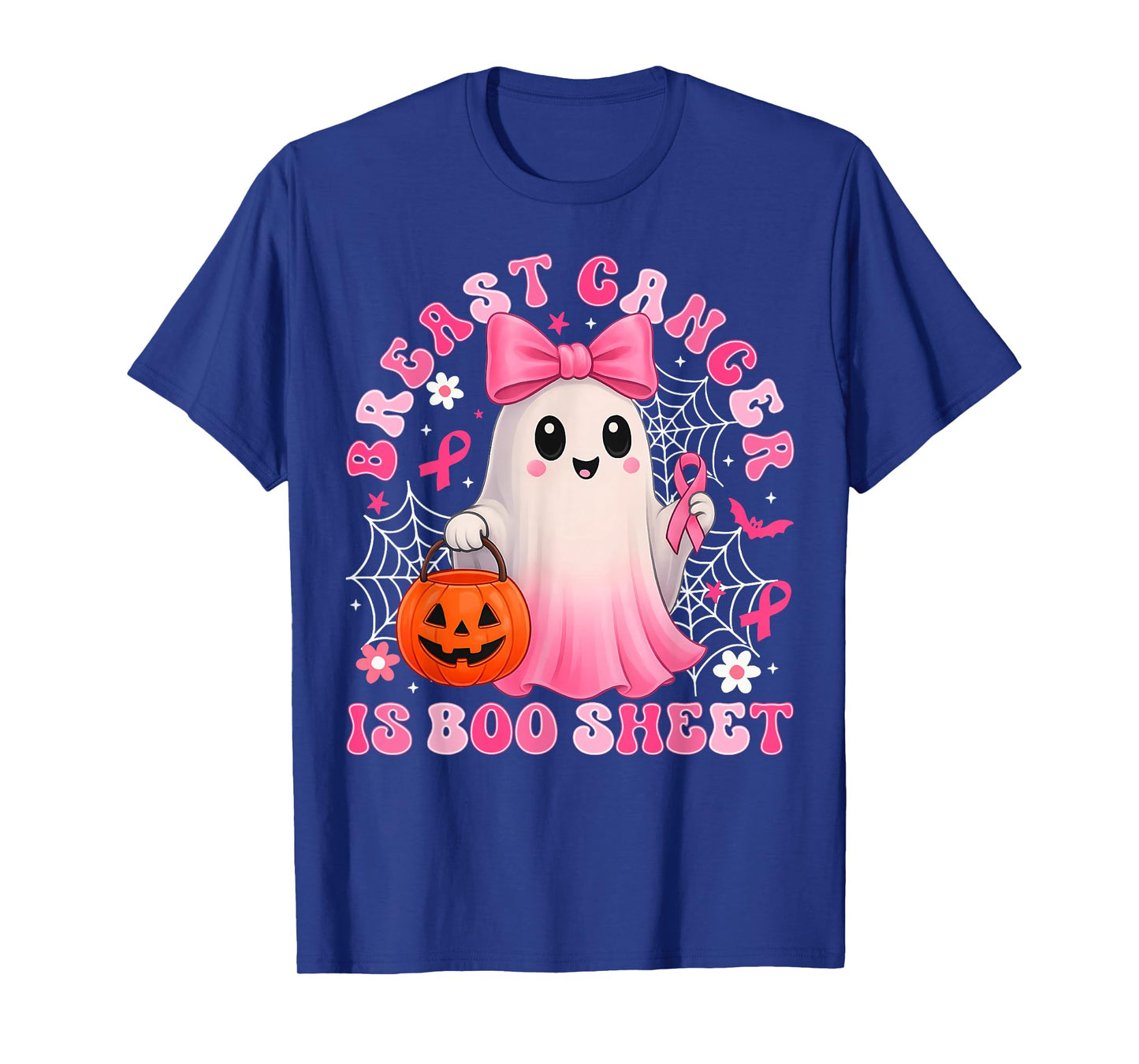 Breast Cancer is Boo Sheet Halloween Breast Cancer Awareness T-Shirt