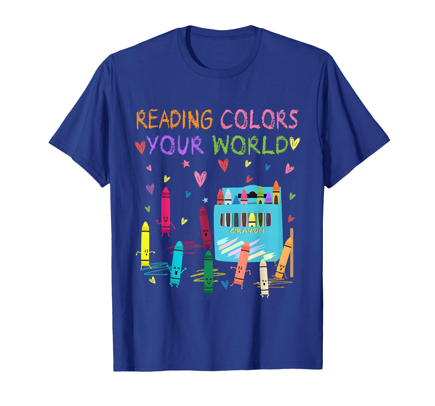 Reading Colors Your World Summer Reading 2025 Book Reading T-Shirt