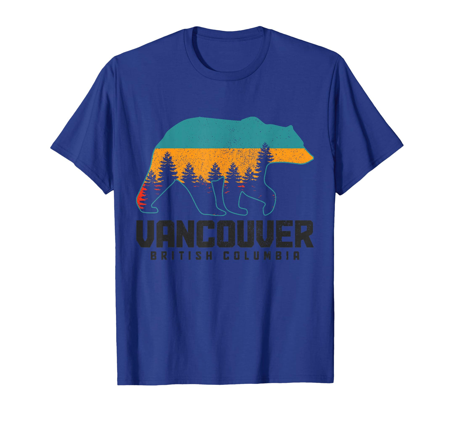Vancouver BC British Columbia Bear Grizzly Outdoor Vintage T-Shirt