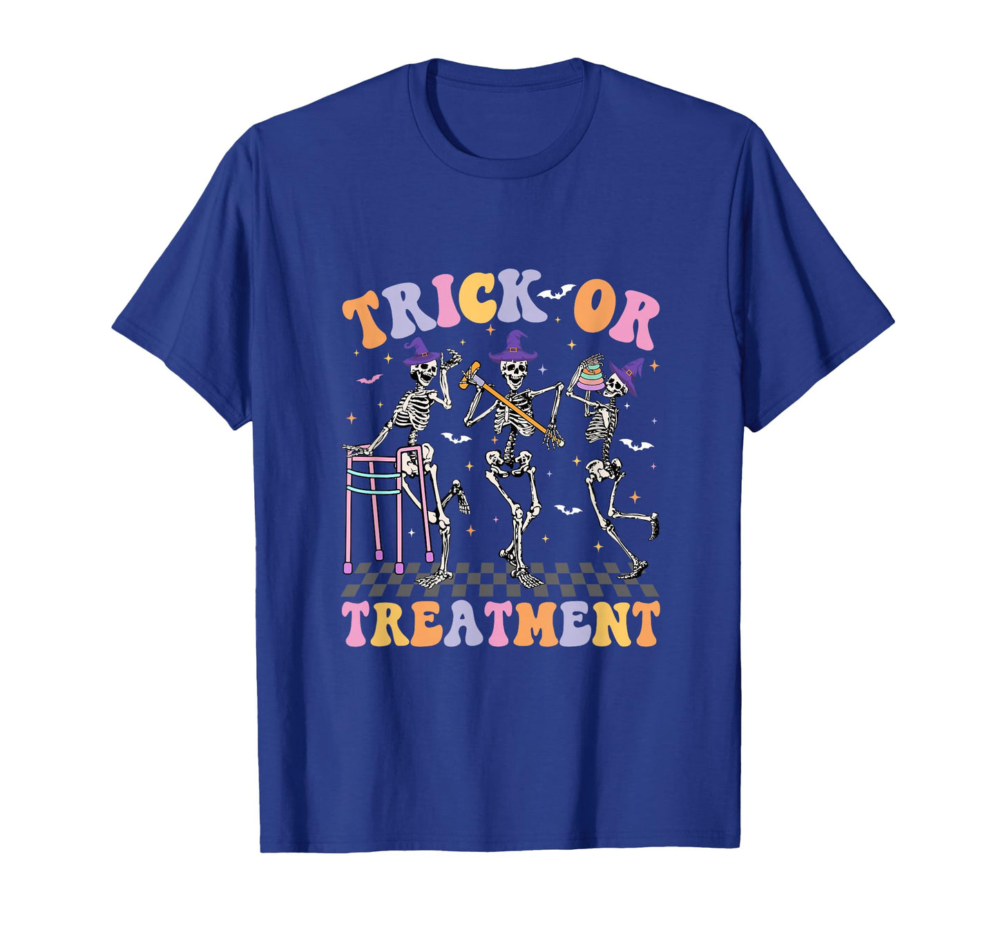 Trick Or Treatment Halloween Radiation Oncology Rad Therapy T-Shirt
