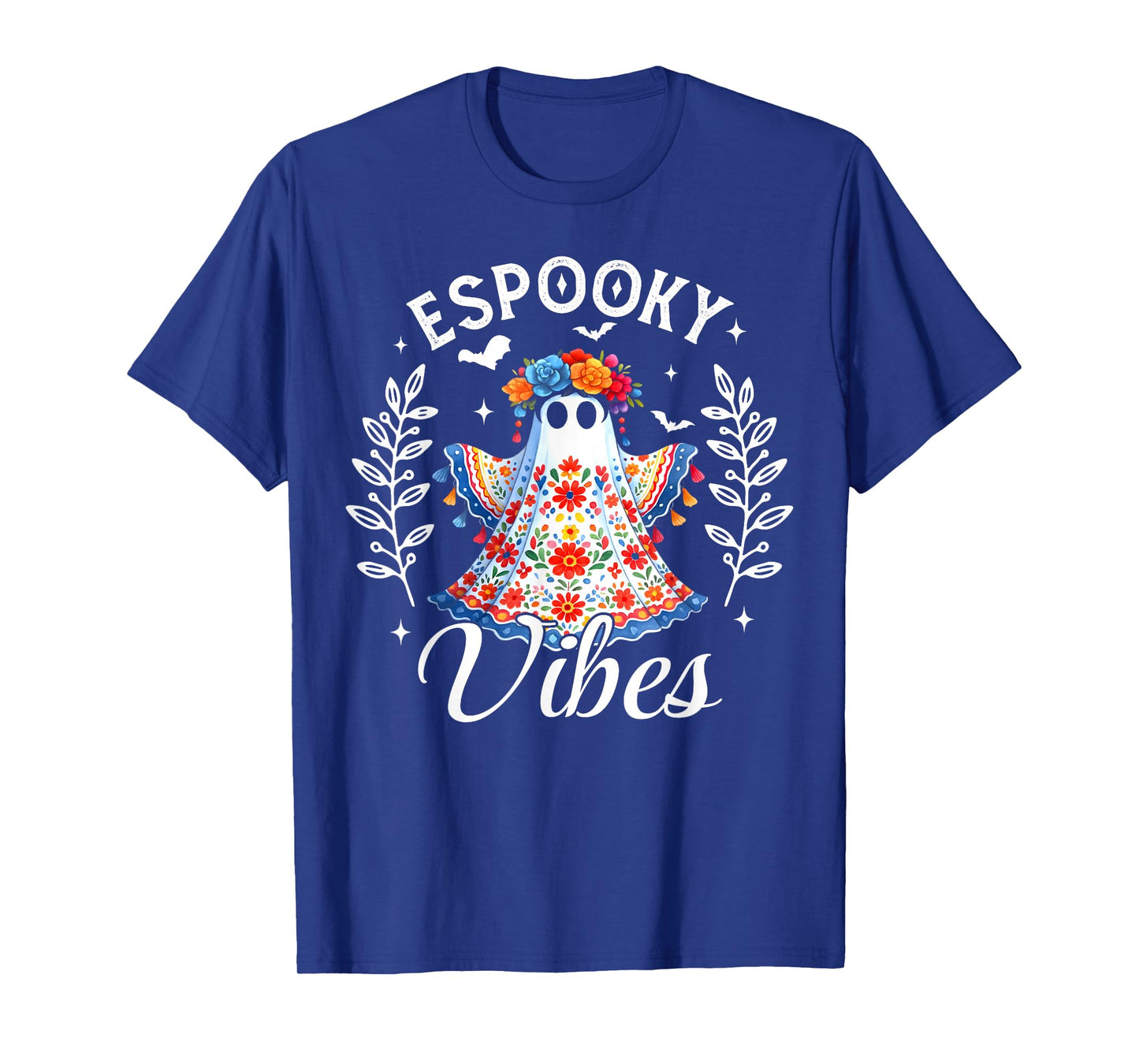 Espooky Vibes Maestra Halloween Spanish Mexican Teacher T-Shirt