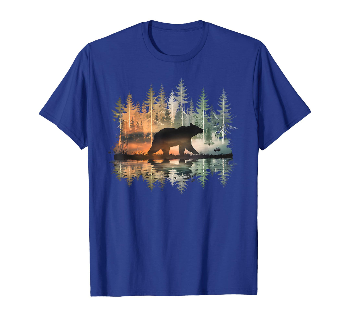 Bear Forest Nature Wildlife Outdoor Bear Lovers T-Shirt