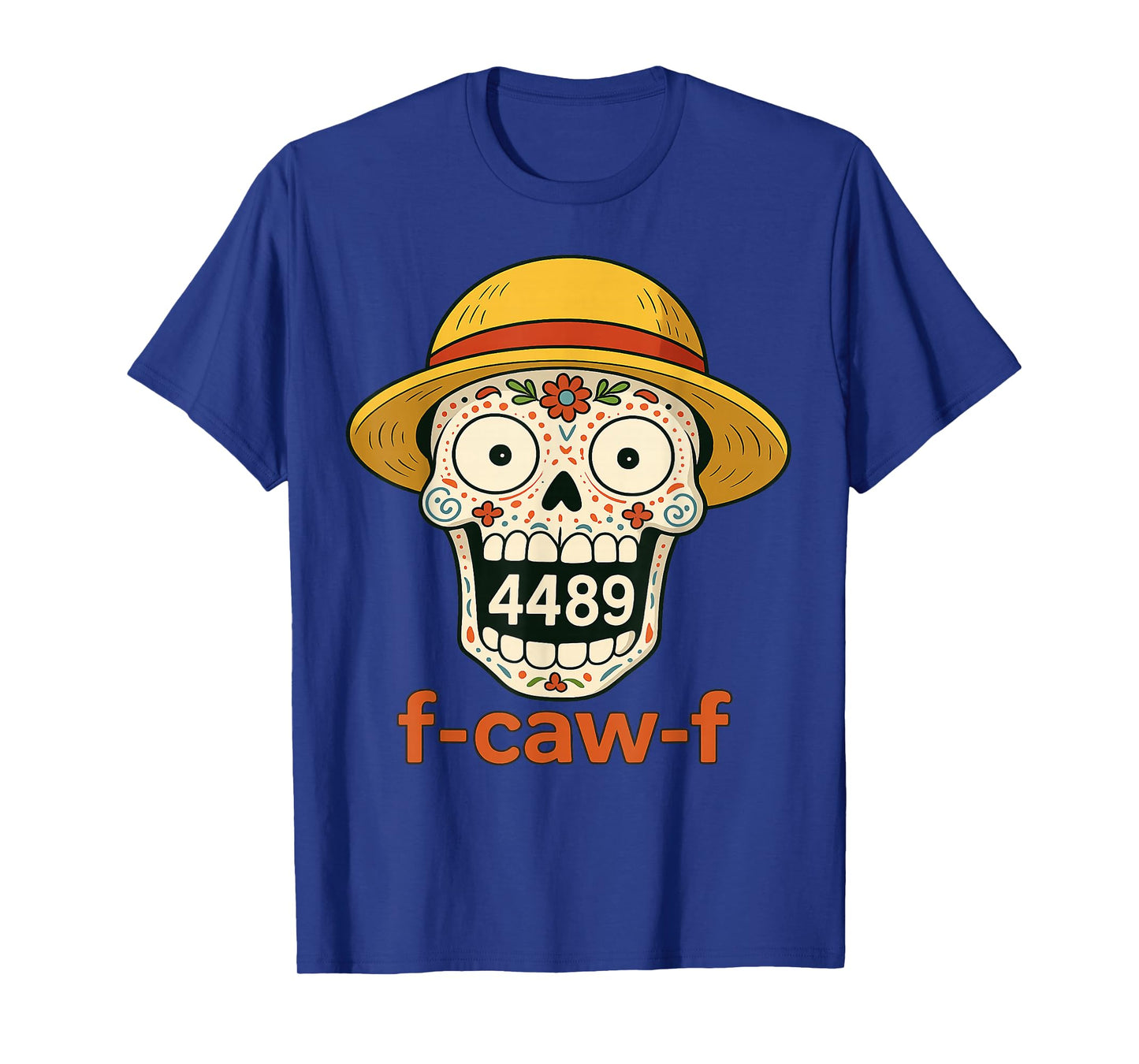 SEIS Siete Mexican Los Muertos Calaveras Sugar Skull 67 Boys T-Shirt