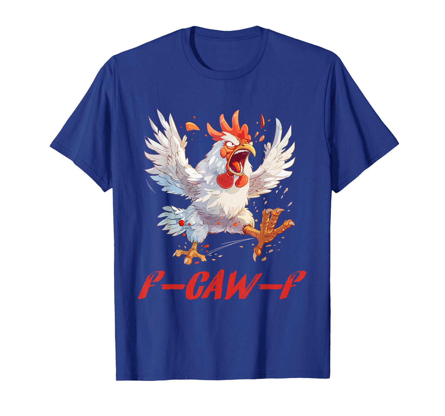 F-Caw-F Funny Chicken Humor F-Caw-F Quote Rooster Meme T-Shirt