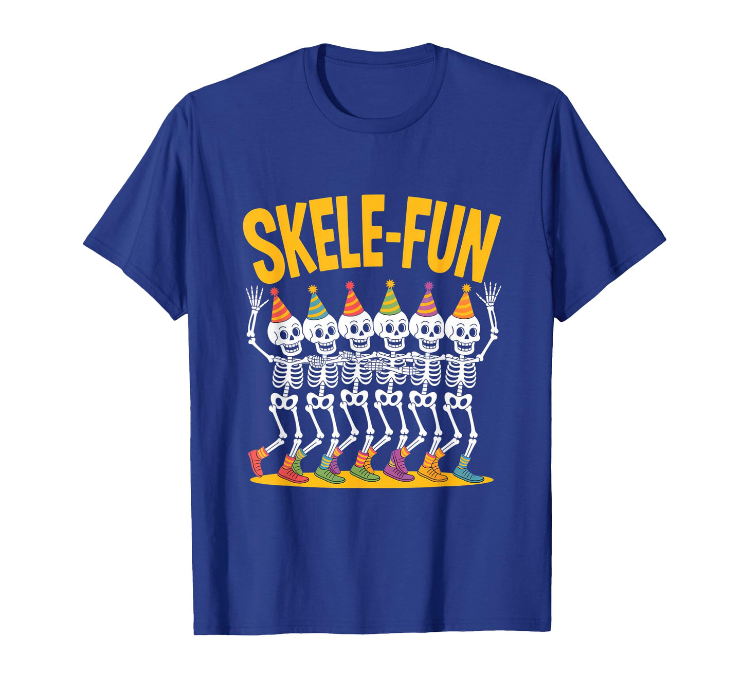 Halloween Skele Fun Dancing Skeleton Party Line T-Shirt