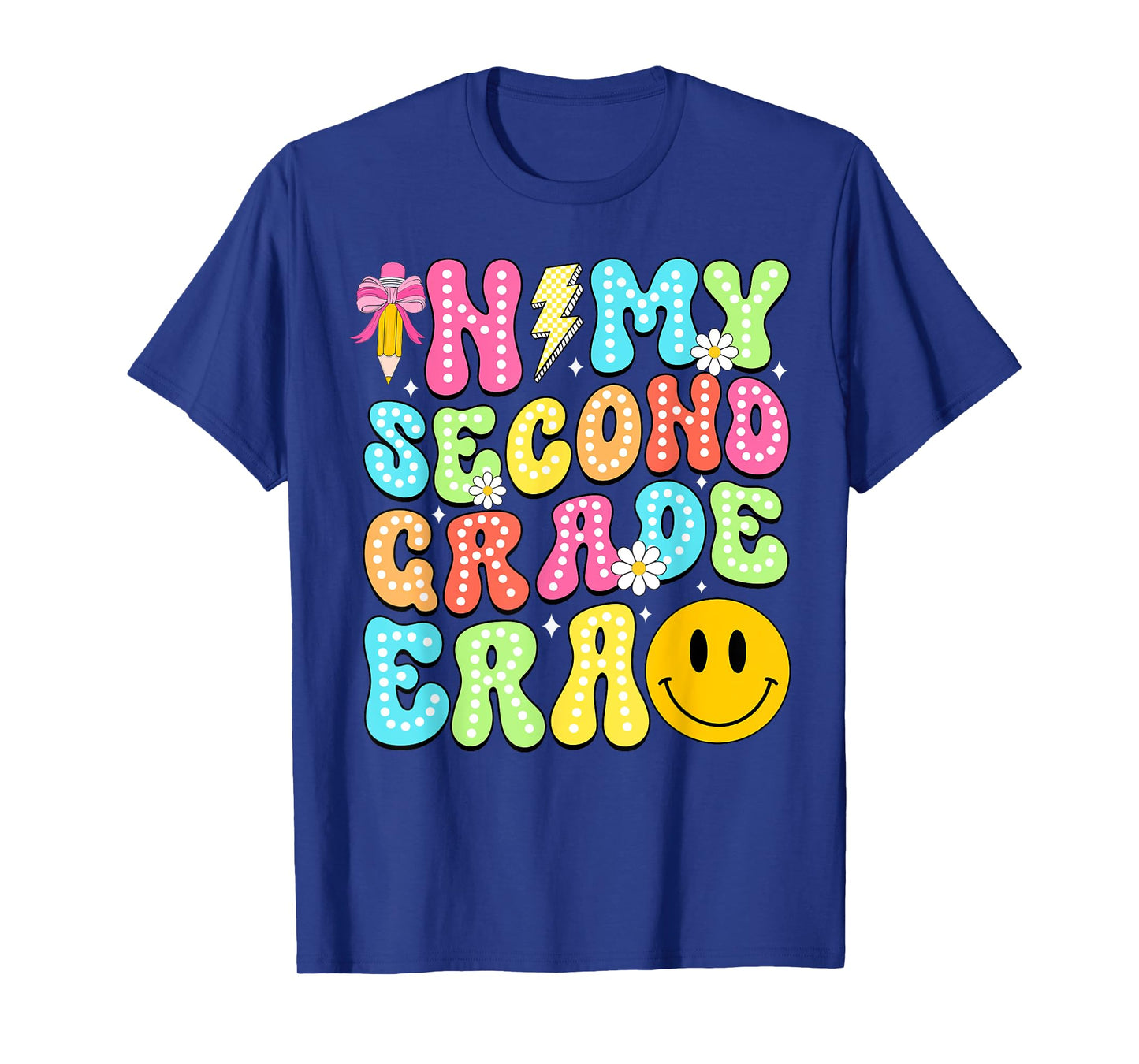 In My Second Grade Era Back To School 2nd Grade Girl Teacher T-Shirt