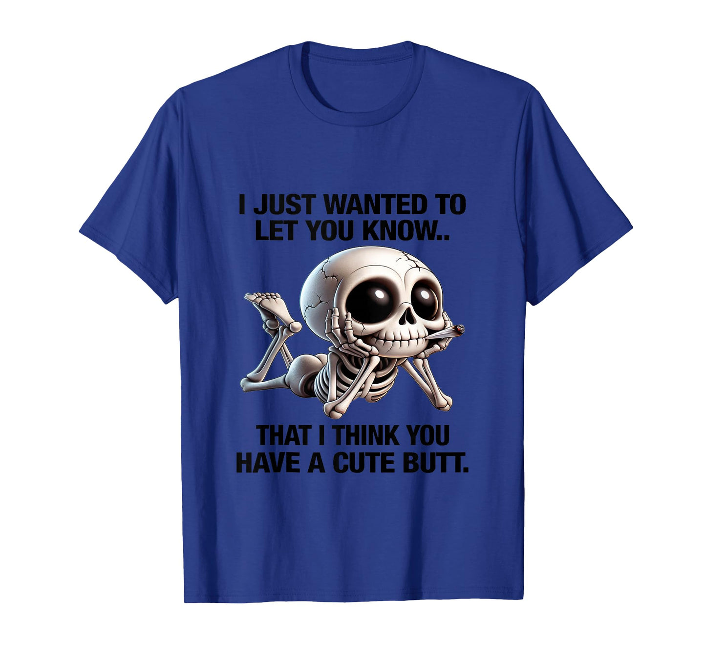 Skull I Just Wanted to Let You Know That I Think Tank Top