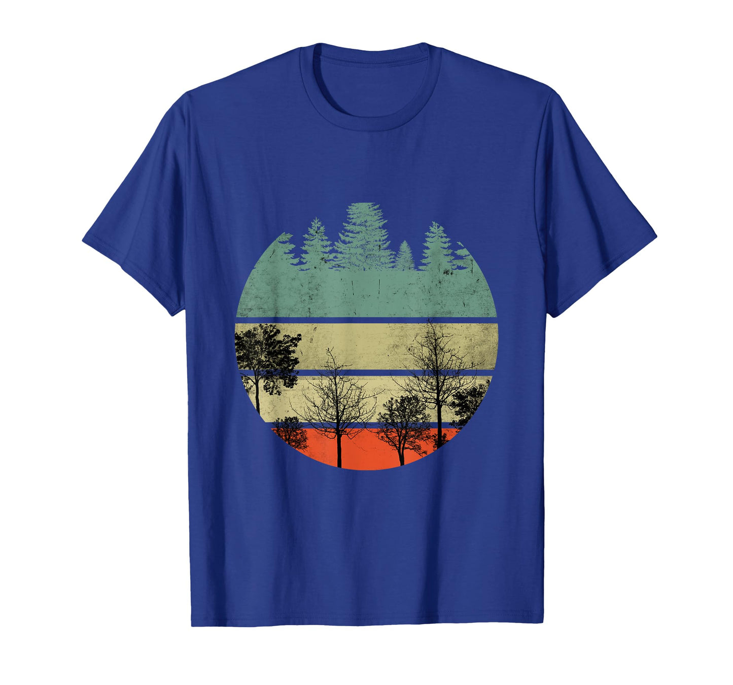 Wildlife Trees Outdoors Nature Retro Forest Sleeveless T-Shirt
