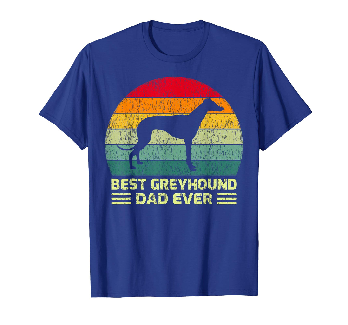 Funny Vintage Best Greyhound Dad Ever Father's Day T-Shirt