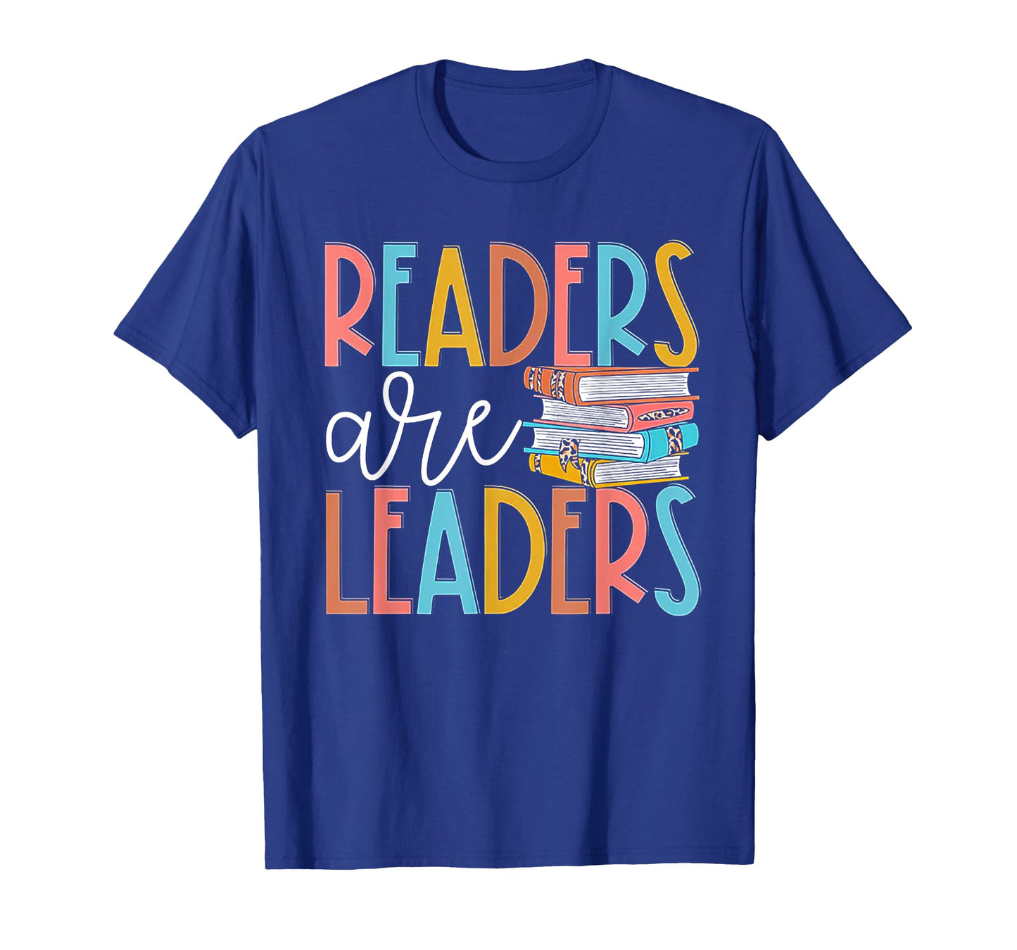Funny Readers Are Leaders Book Tee Shirt - Black Unisex-Adults T-Shirt - Small - Short Sleeve - Cotton 65%, Polyester 35%