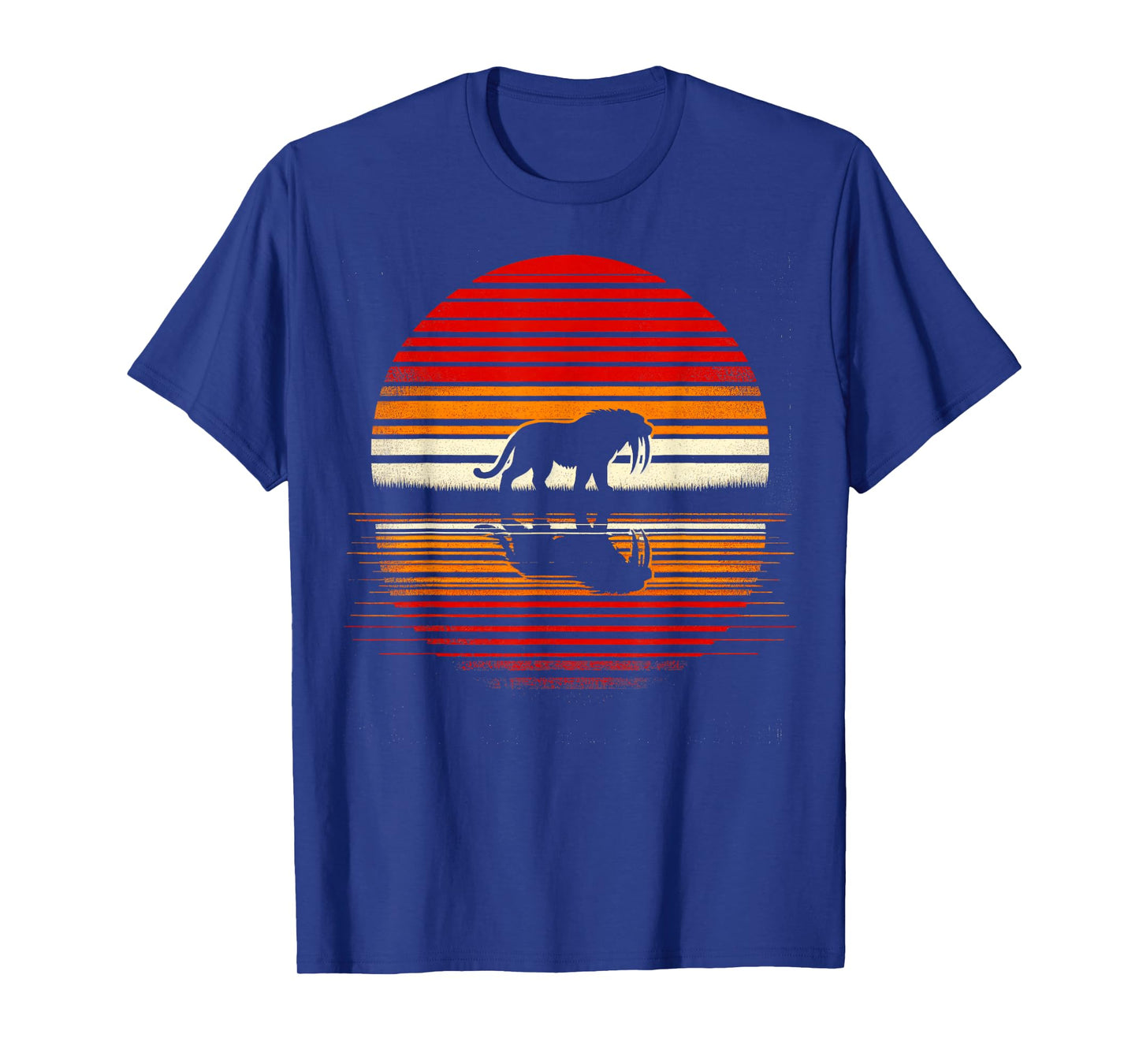 Saber-toothed Tiger Sunset Retro Style Safari Vintage 70s T-Shirt