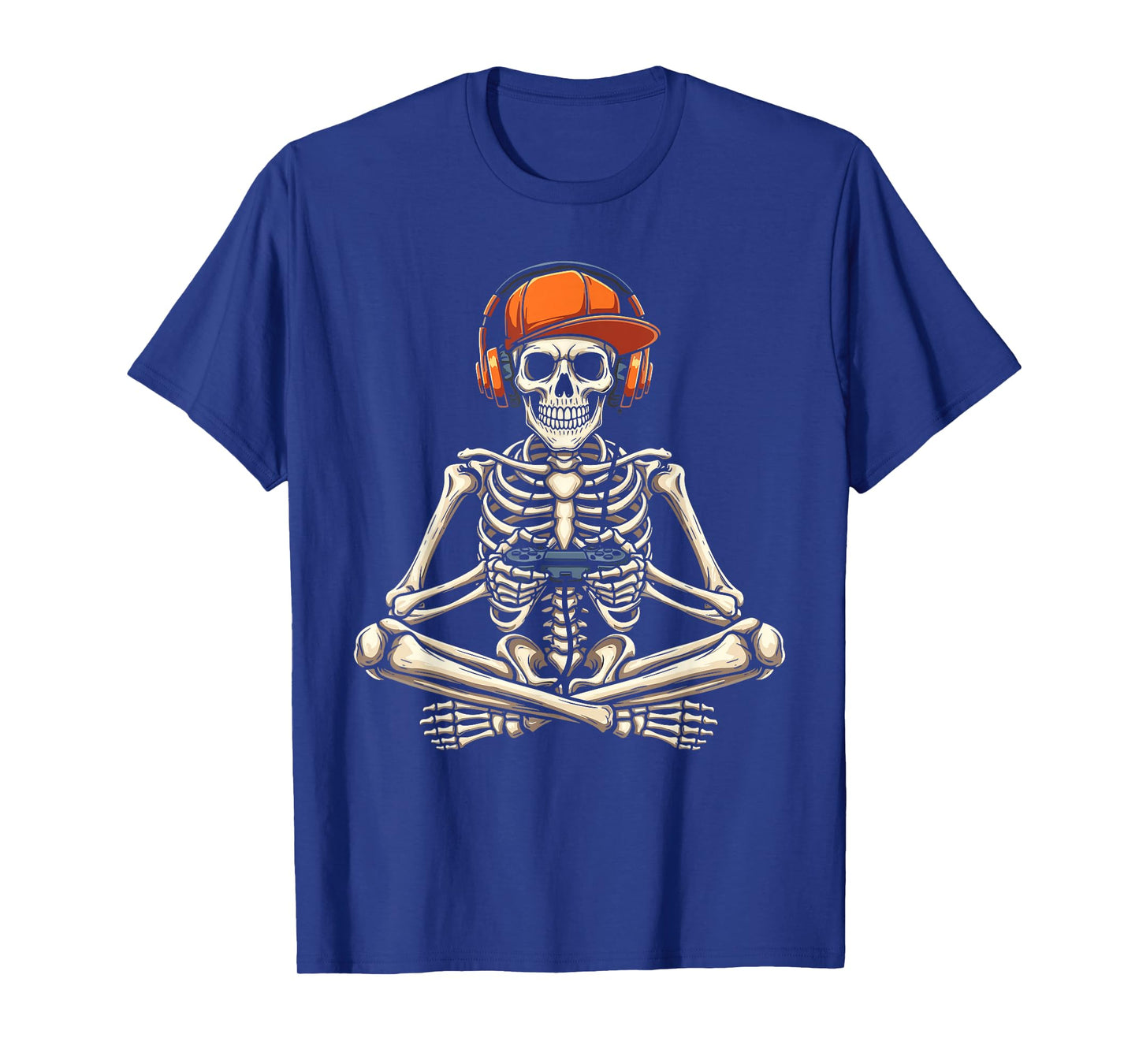 Skeleton Gamer Halloween Video Game Spooky Gaming Outfit T-Shirt