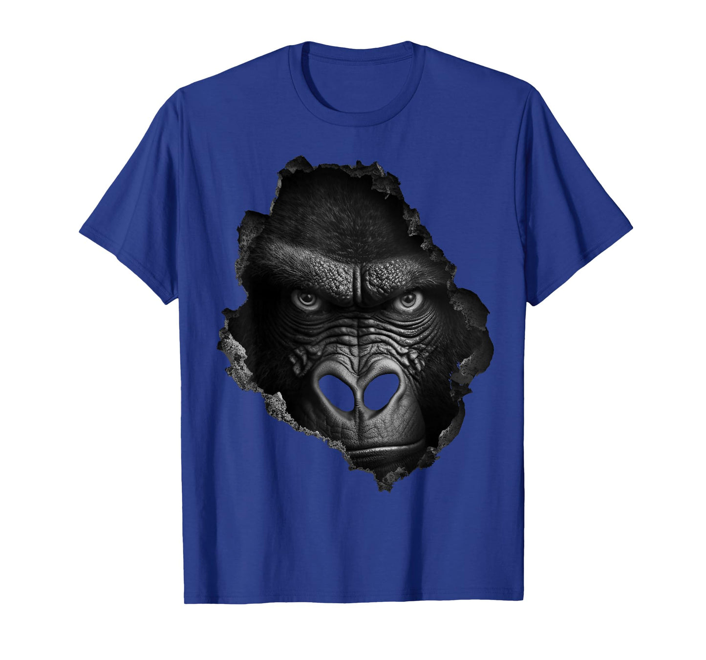 Gorilla Face Wall Animal Print Art Animal Lover Gorilla T-Shirt