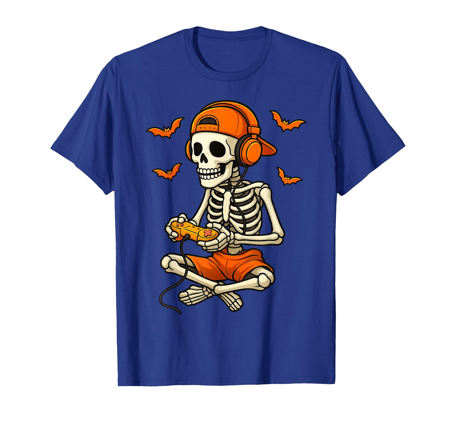 Halloween Skeleton Gamer Video Gaming Funny Gaming Skeleton T-Shirt