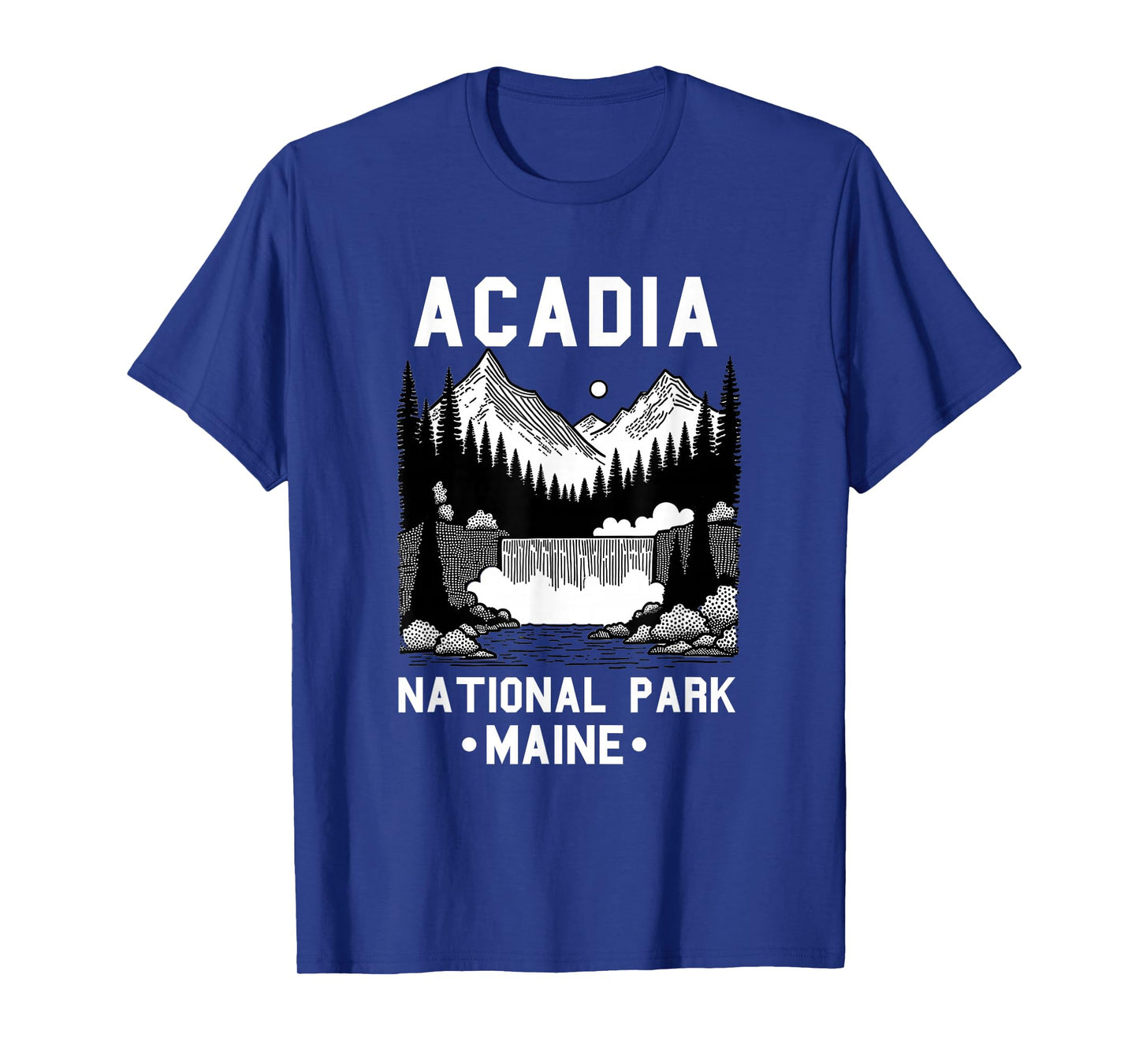 Acadia National Park Souvenir Maine Retro for Men Women Kid T-Shirt
