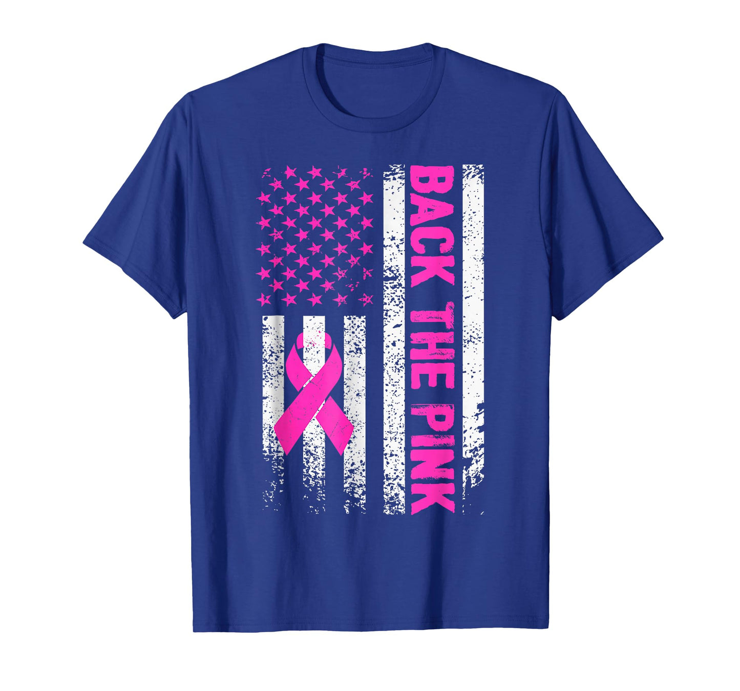 Back The Pink Breast Cancer Awareness Flag Toddler Women Men T-Shirt