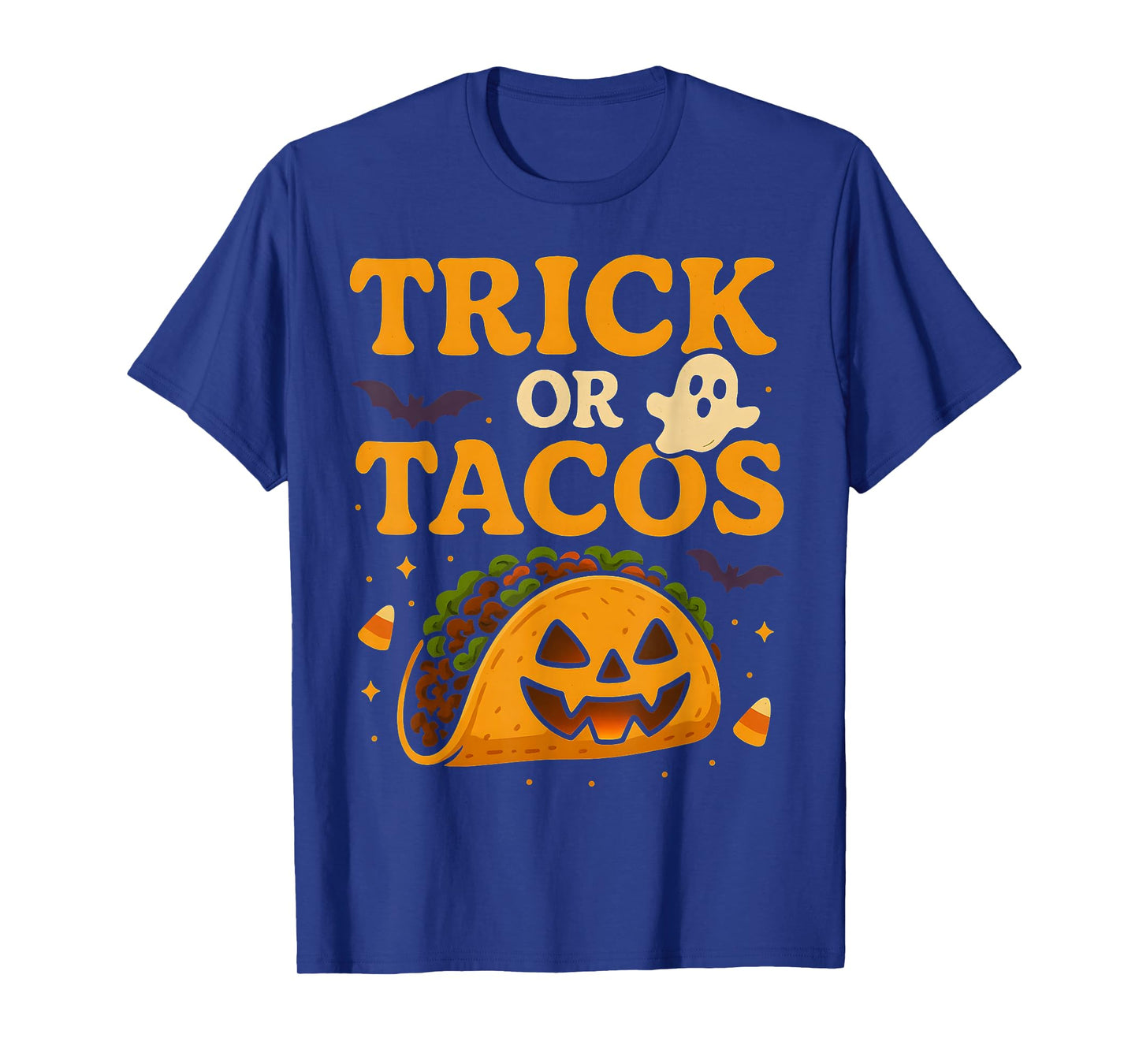Trick Or Tacos Halloween Costume Mexican Food Spooky Lover T-Shirt