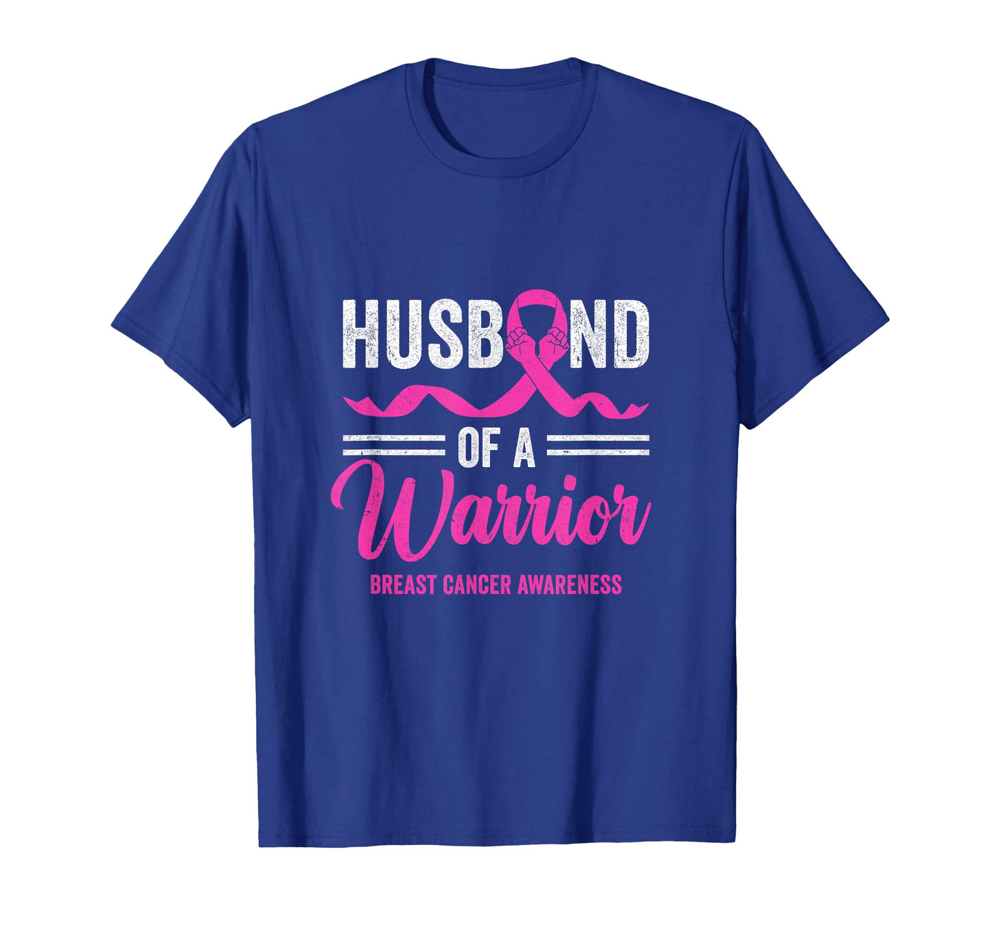 Husband Of A Warrior Breast Cancer Awareness Month Support T-Shirt