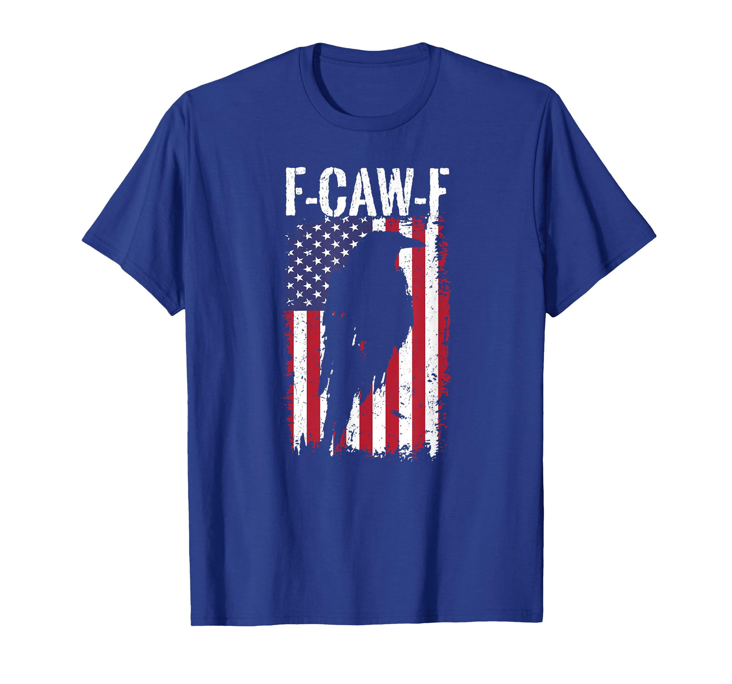 F-Caw-F Crow Funny USA Flag FCAWF T-Shirt