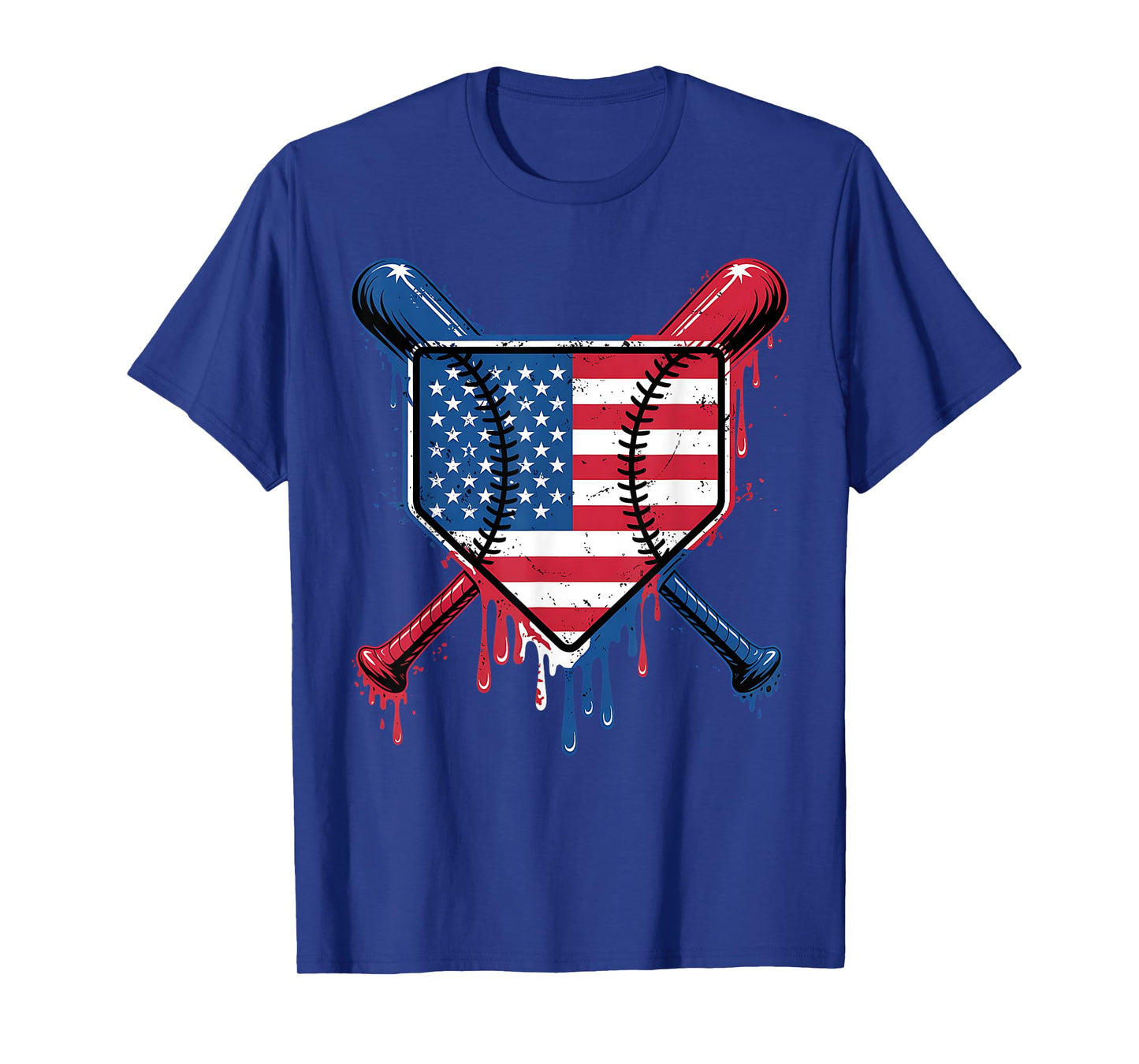 Ice Cream Drip Baseball Stuff Baseball Drip For Boys Graphic T-Shirt