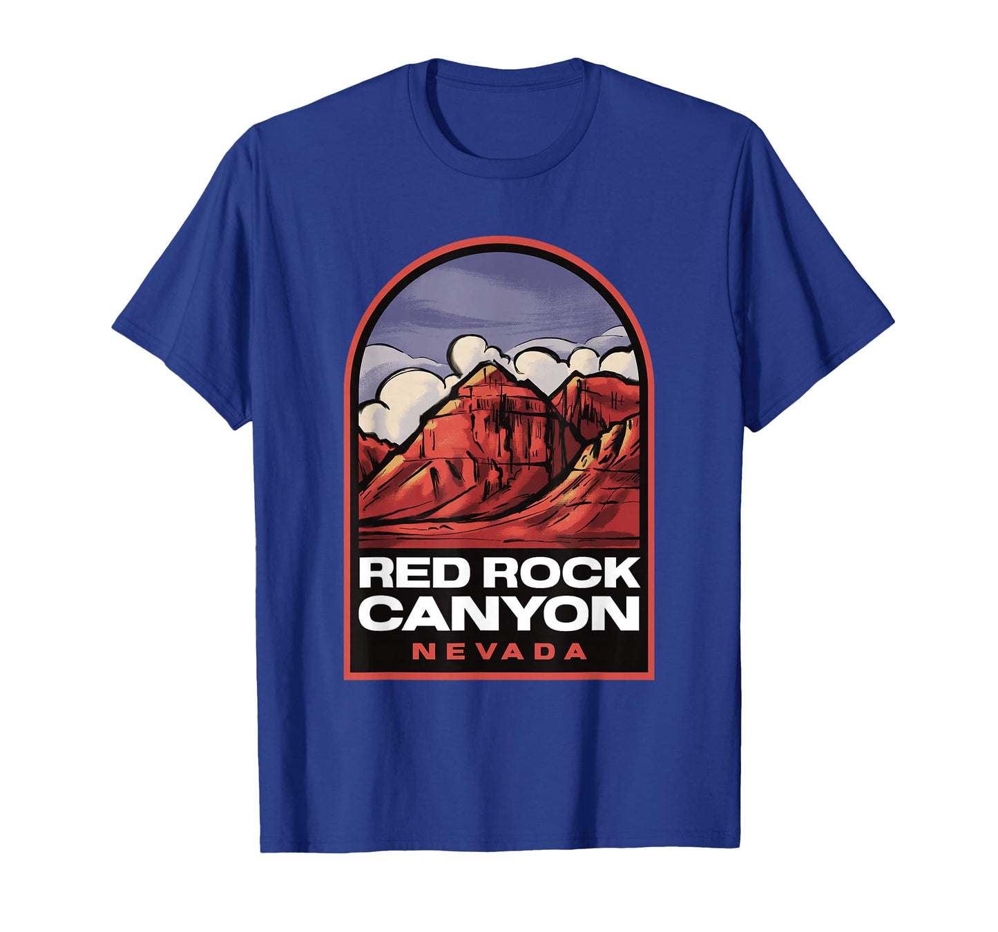 Red Rock Canyon Nevada Vintage Travel T-Shirt