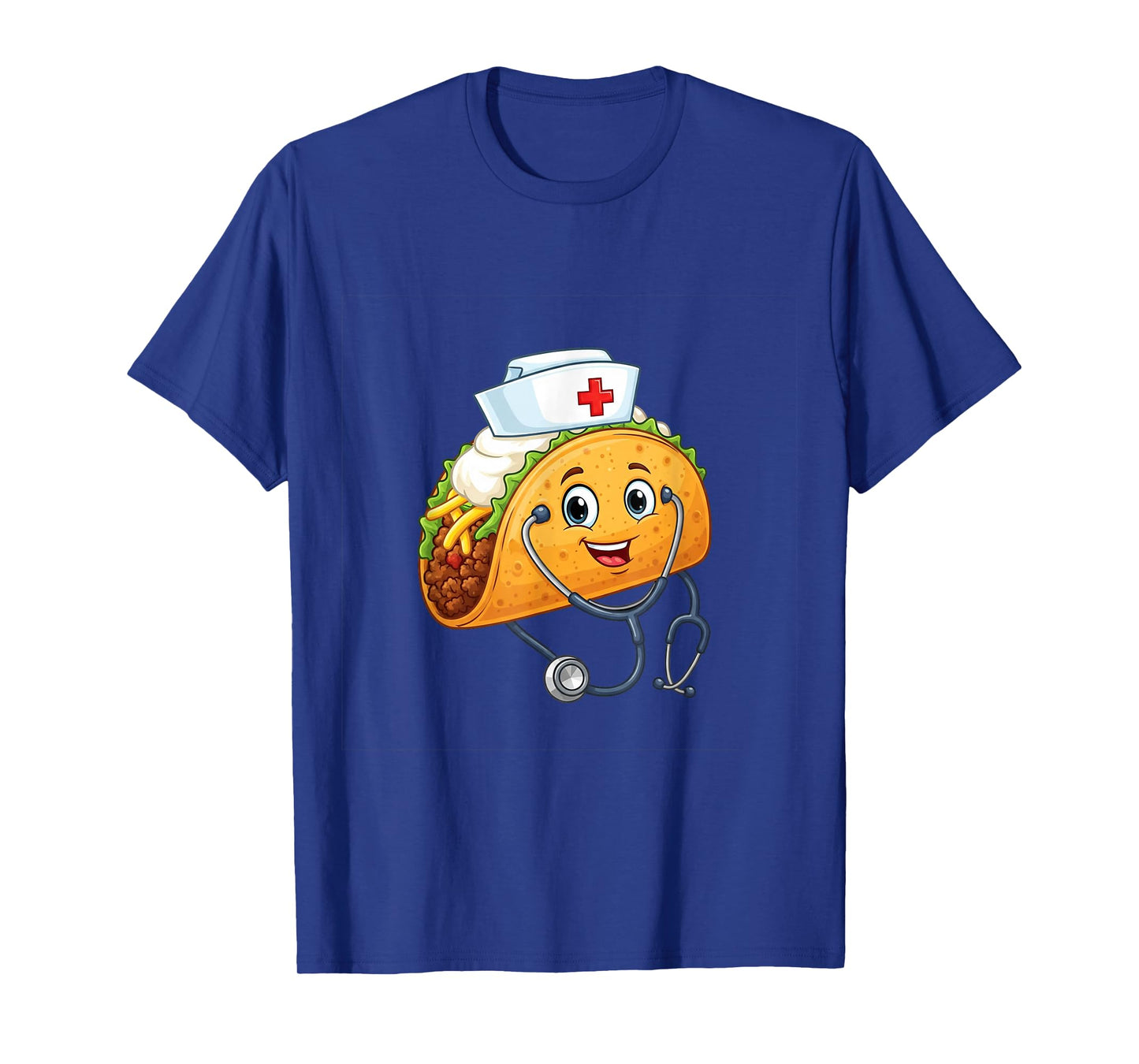 Taco Nurse Stethoscope Cinco De Mayo Women Scrub T-Shirt