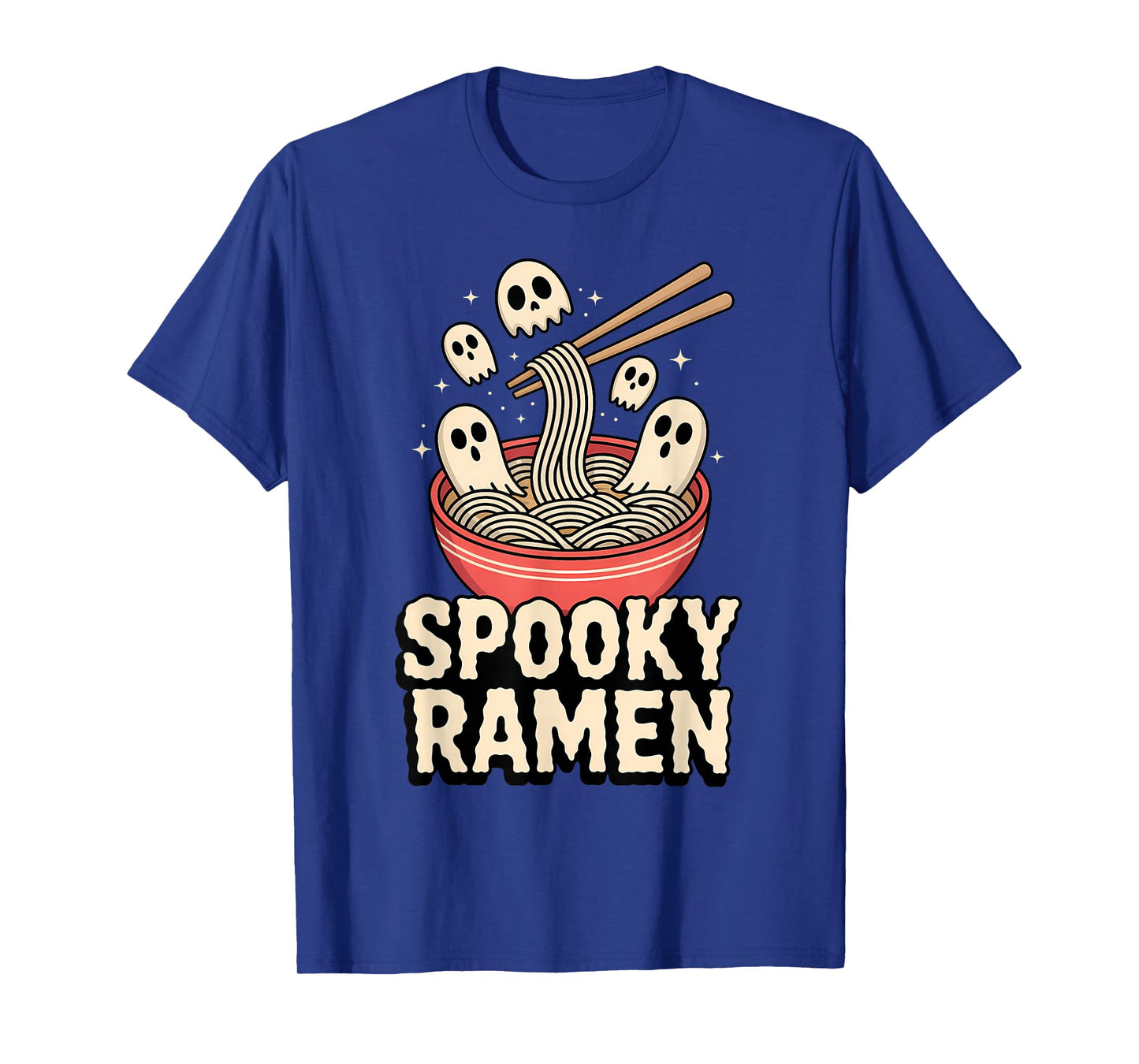 Spooky Ramen Bowl Funny Food Halloween T-Shirt