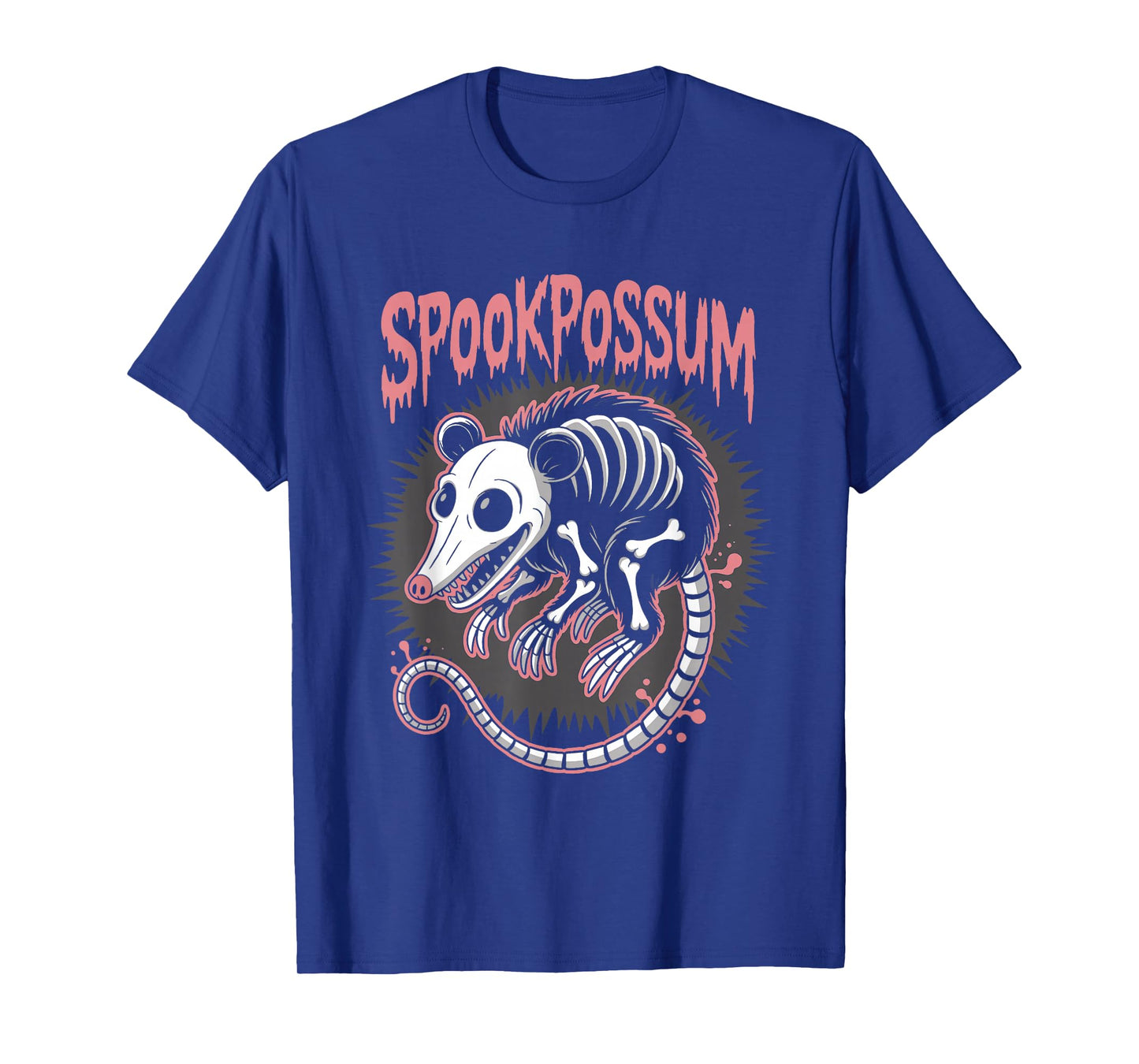 Spooky Opossum Skeleton Possum Halloween T-Shirt