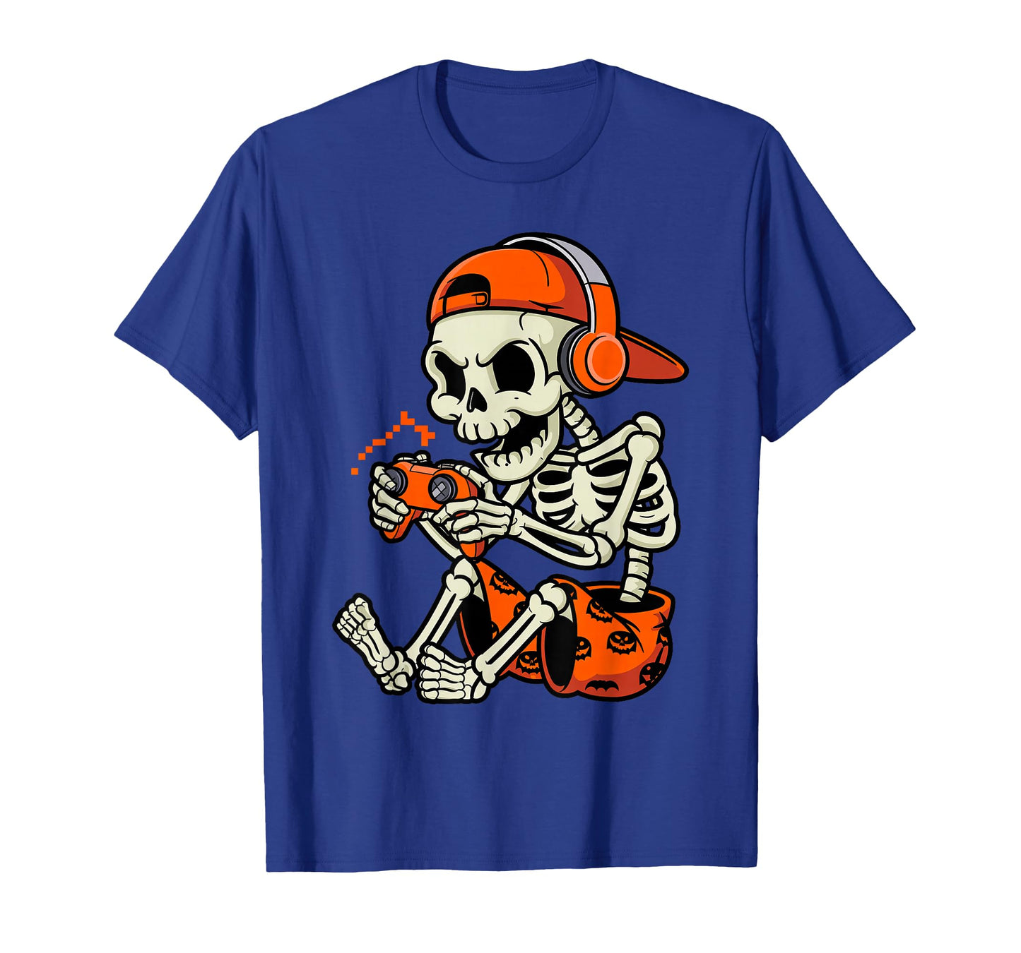 Halloween Skeleton Gamer Funny Video Game Controller Toddler T-Shirt