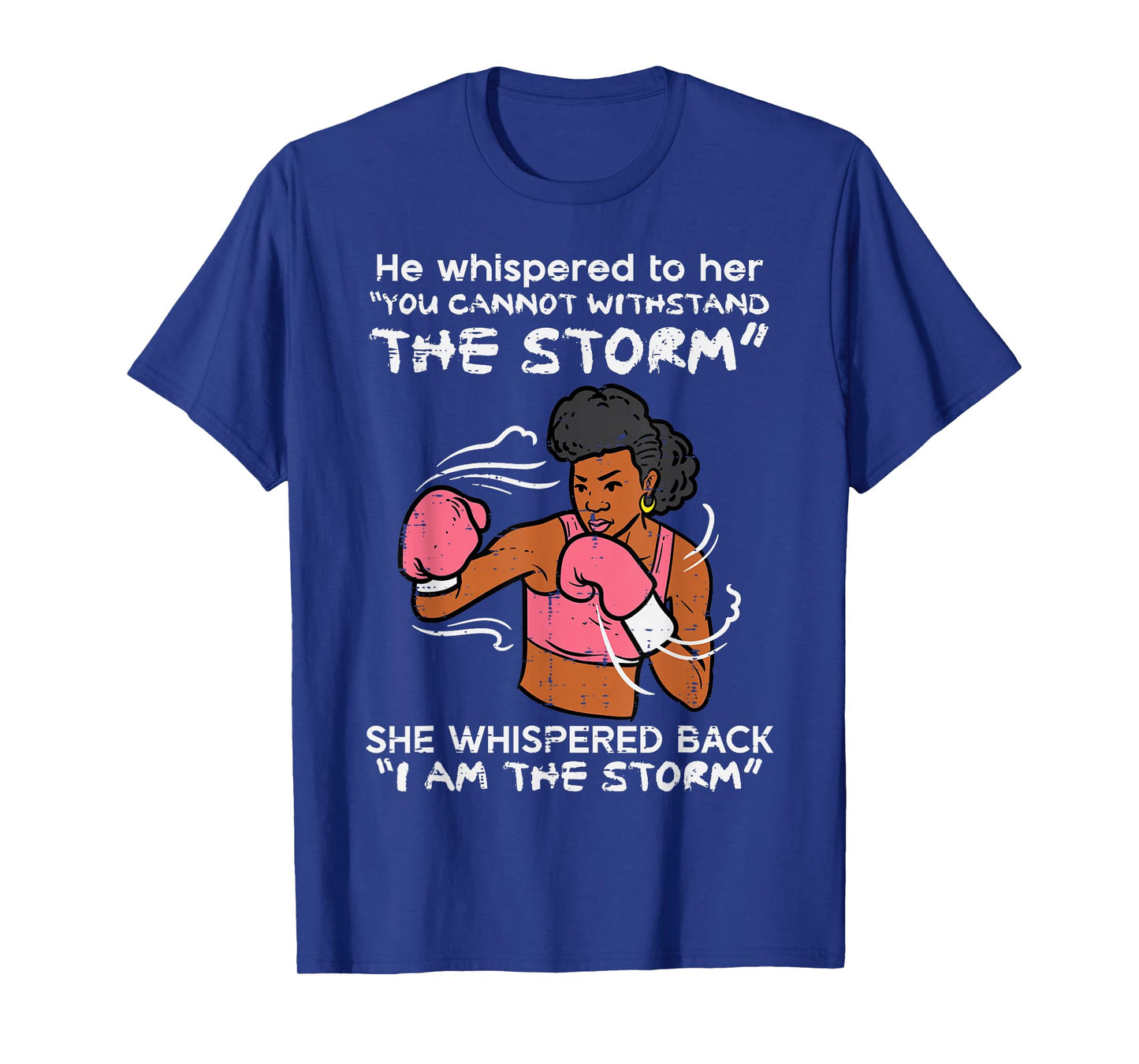 I Am The Storm Black African Woman Breast Cancer Awareness T-Shirt