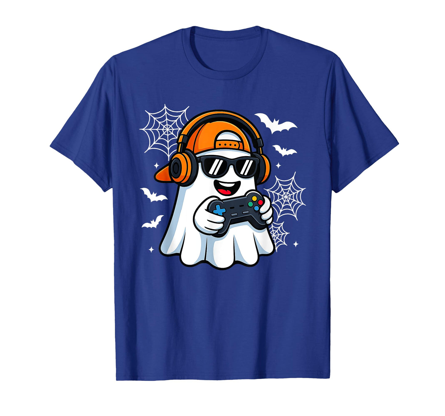 Halloween Boys Kids Ghost Gamer Scary Costume Gaming Men T-Shirt