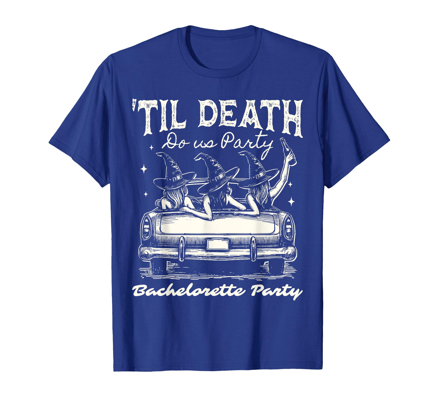 Til Death Do Us Party Halloween Skeleton Bachelorette Party T-Shirt