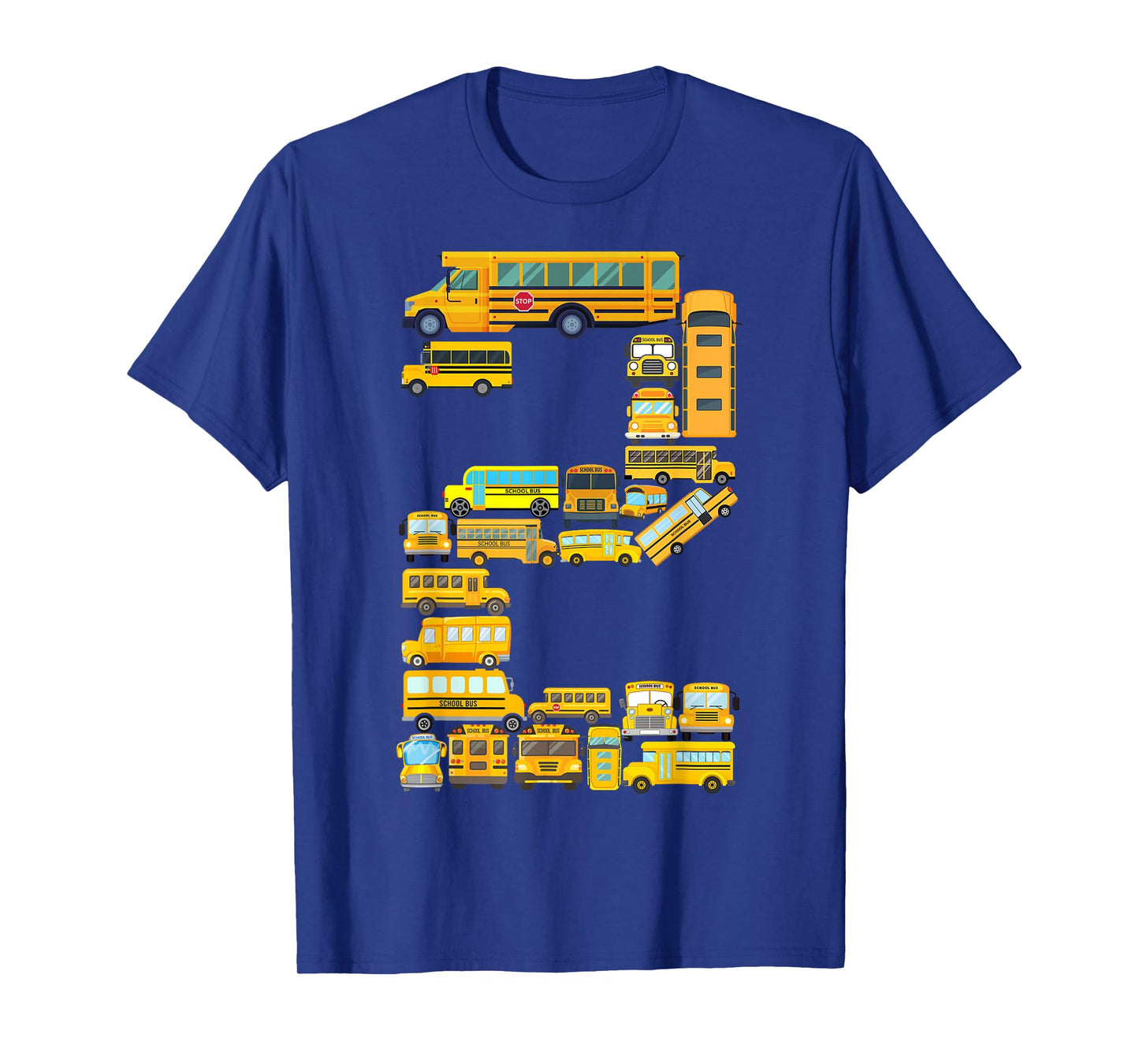 Toddler 2nd Birthday School Bus Themed 2 Year Old Boys Kids T-Shirt