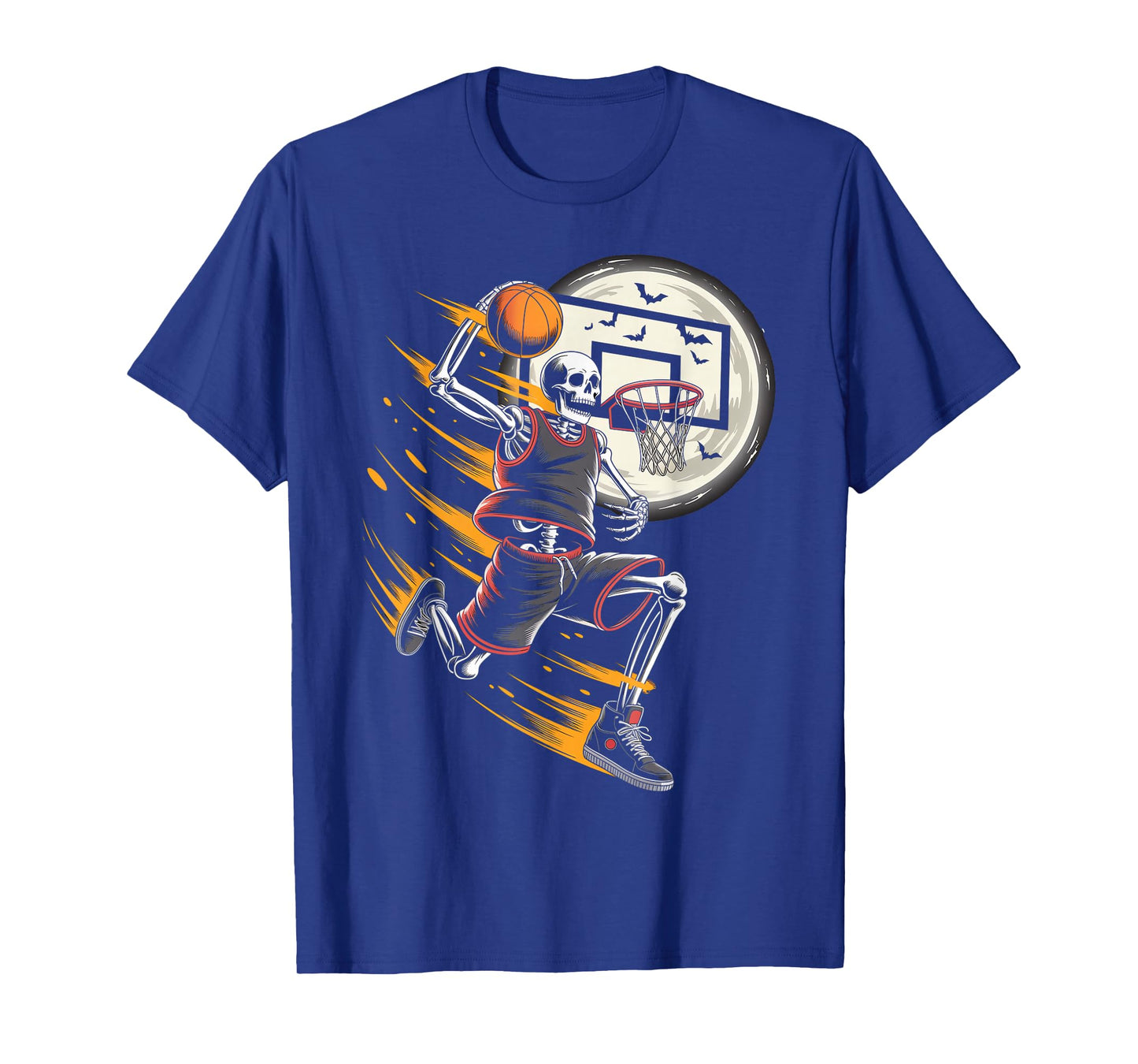 Skeleton Basketball Halloween - Spooky Season Slam Dunk T-Shirt