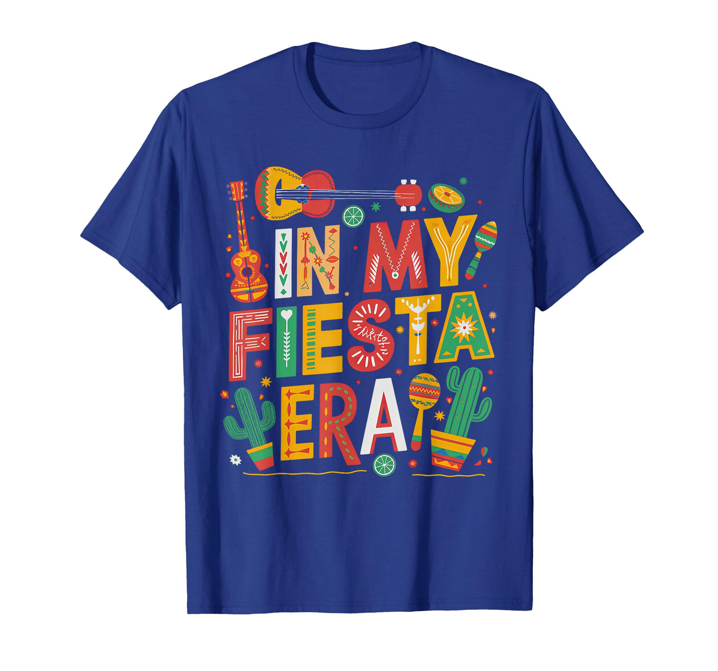 In My Fiesta Era Retro Cinco De Mayo Groovy for Women Girls T-Shirt