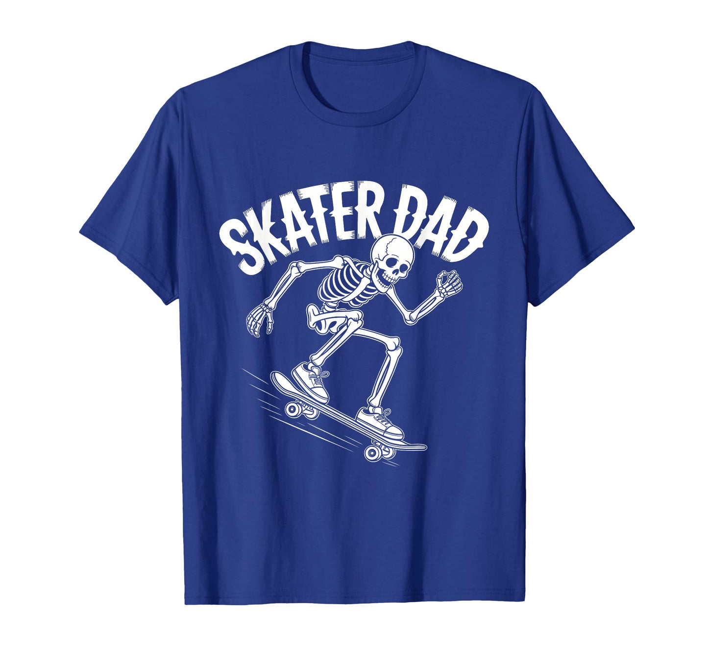 Skater Dad Skeleton Skateboarding Tee Design T-Shirt