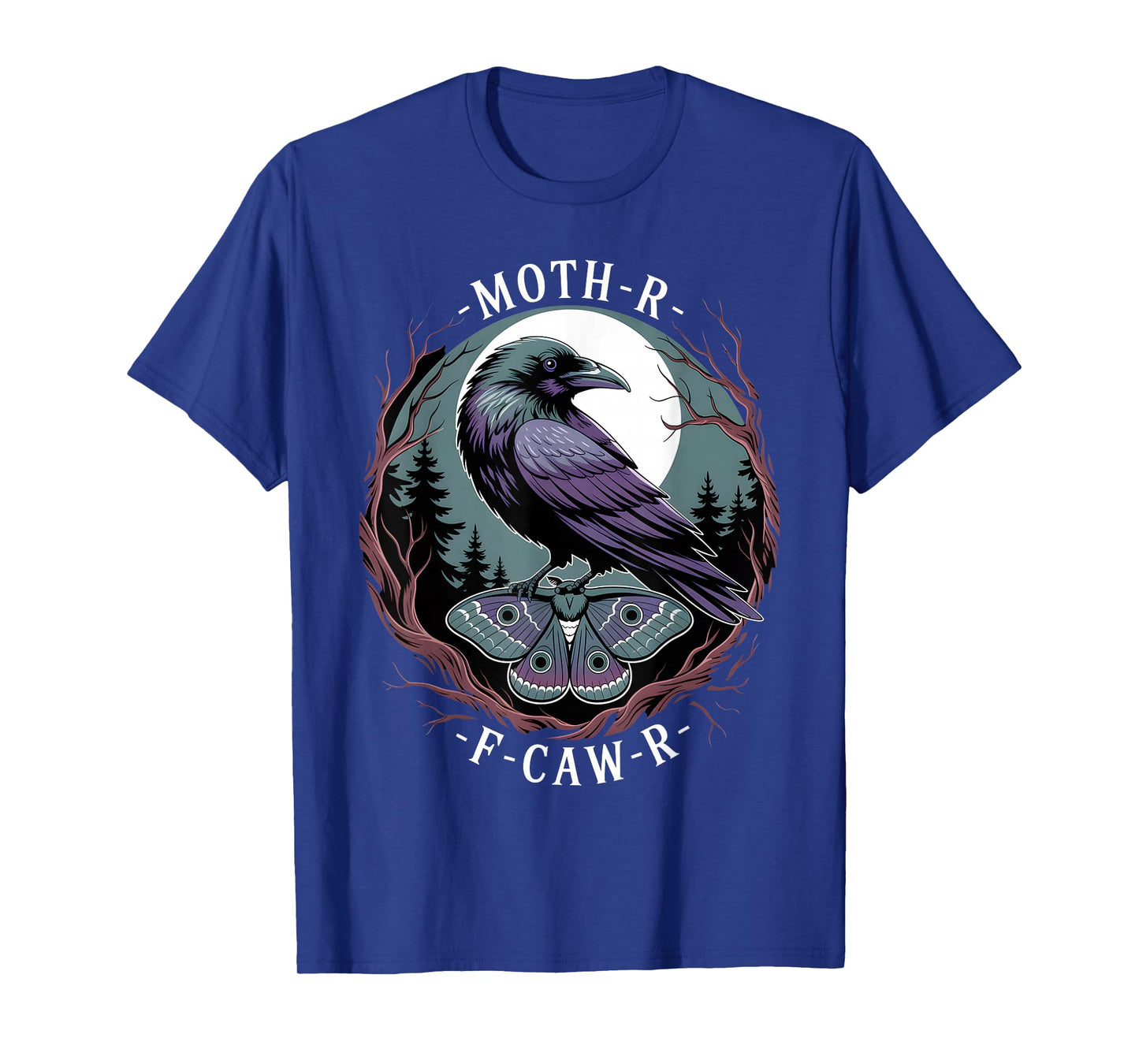 Funny Crow F-Caw-F Raven Bird Gothic Halloween Party Joke T-Shirt