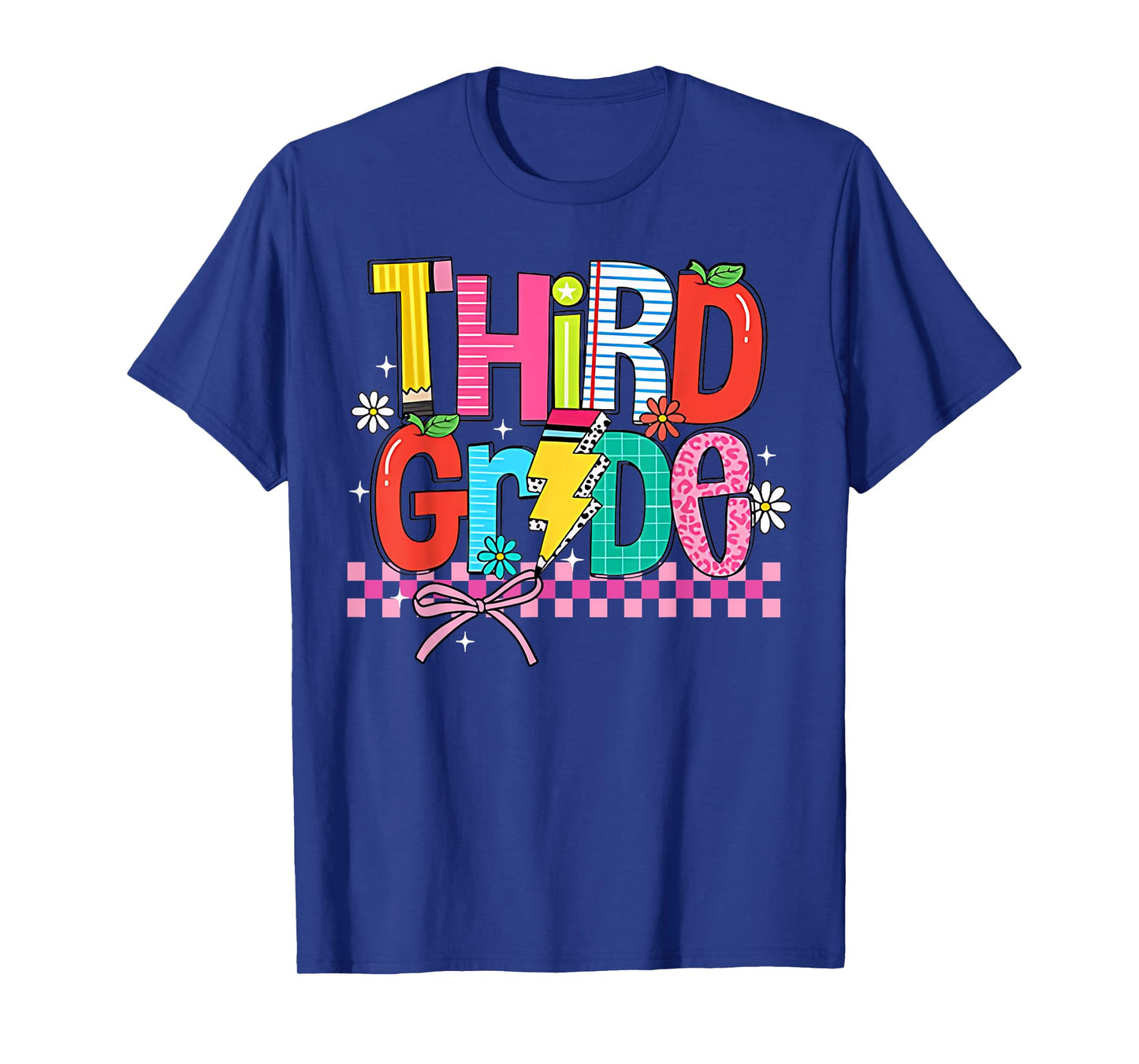 Third Grade Back to School 3rd Grade Coquette Teachers Girls T-Shirt