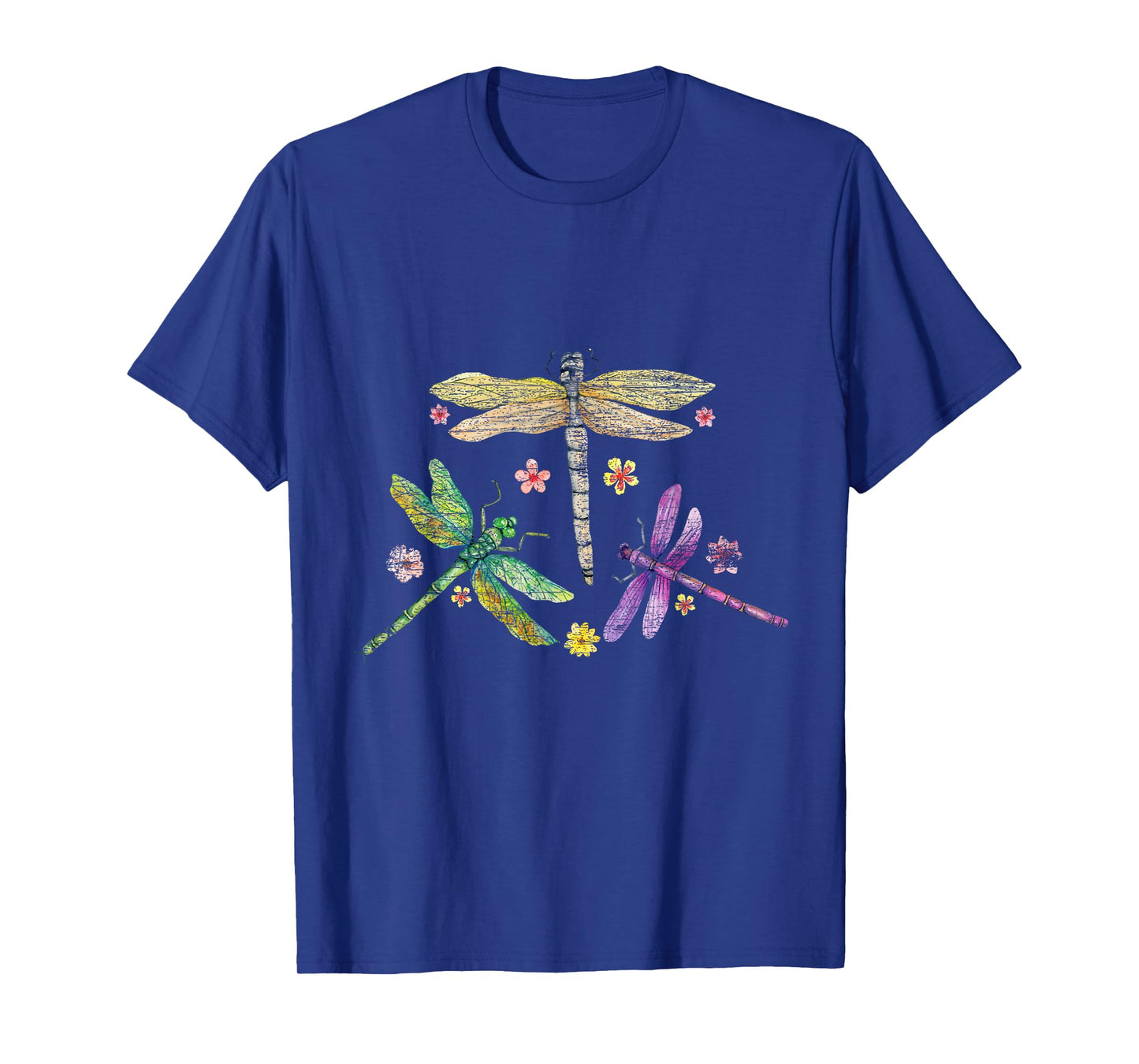 Dragonfly Shirts Unisex-Adults Black Modern Dragonfly T-Shirt