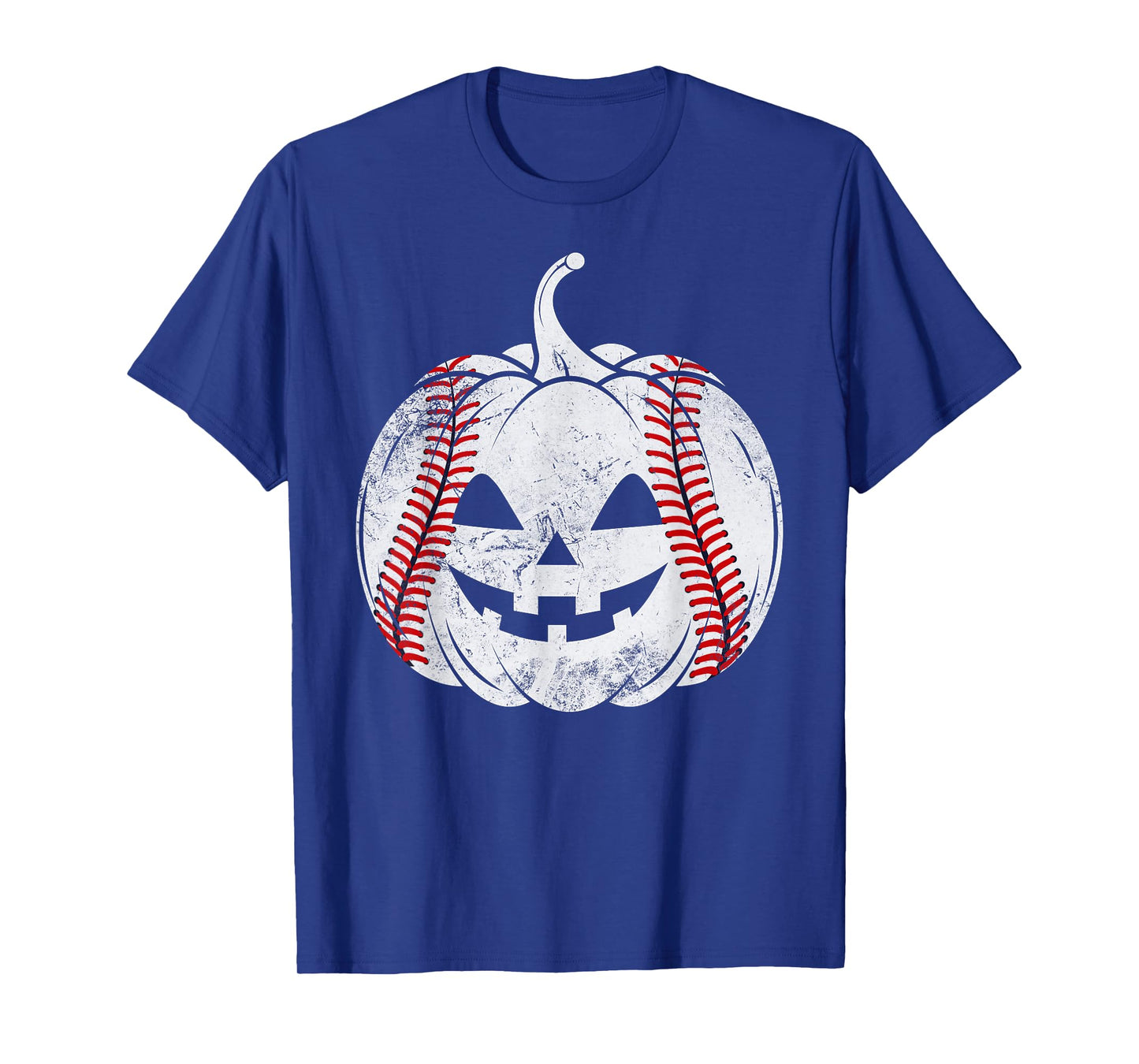 Baseball Player Funny Spooky Pumpkin Baseball Halloween T-Shirt
