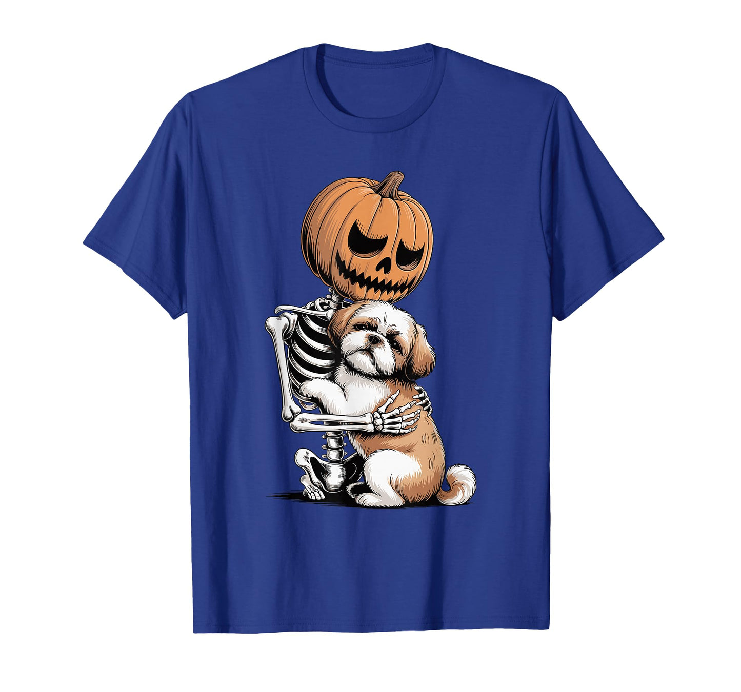 Halloween Skeleton Shih Tzu Shih Tzus T-Shirt