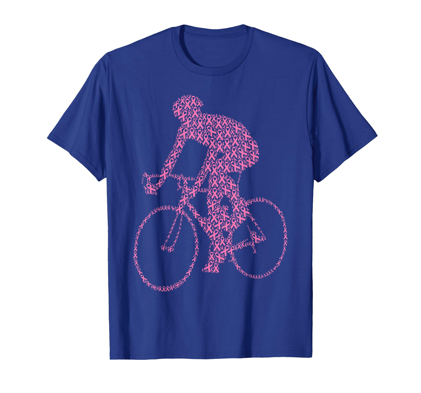 Bike Breast Cancer Awareness Pink Ribbon - Bicycle Cycling T-Shirt