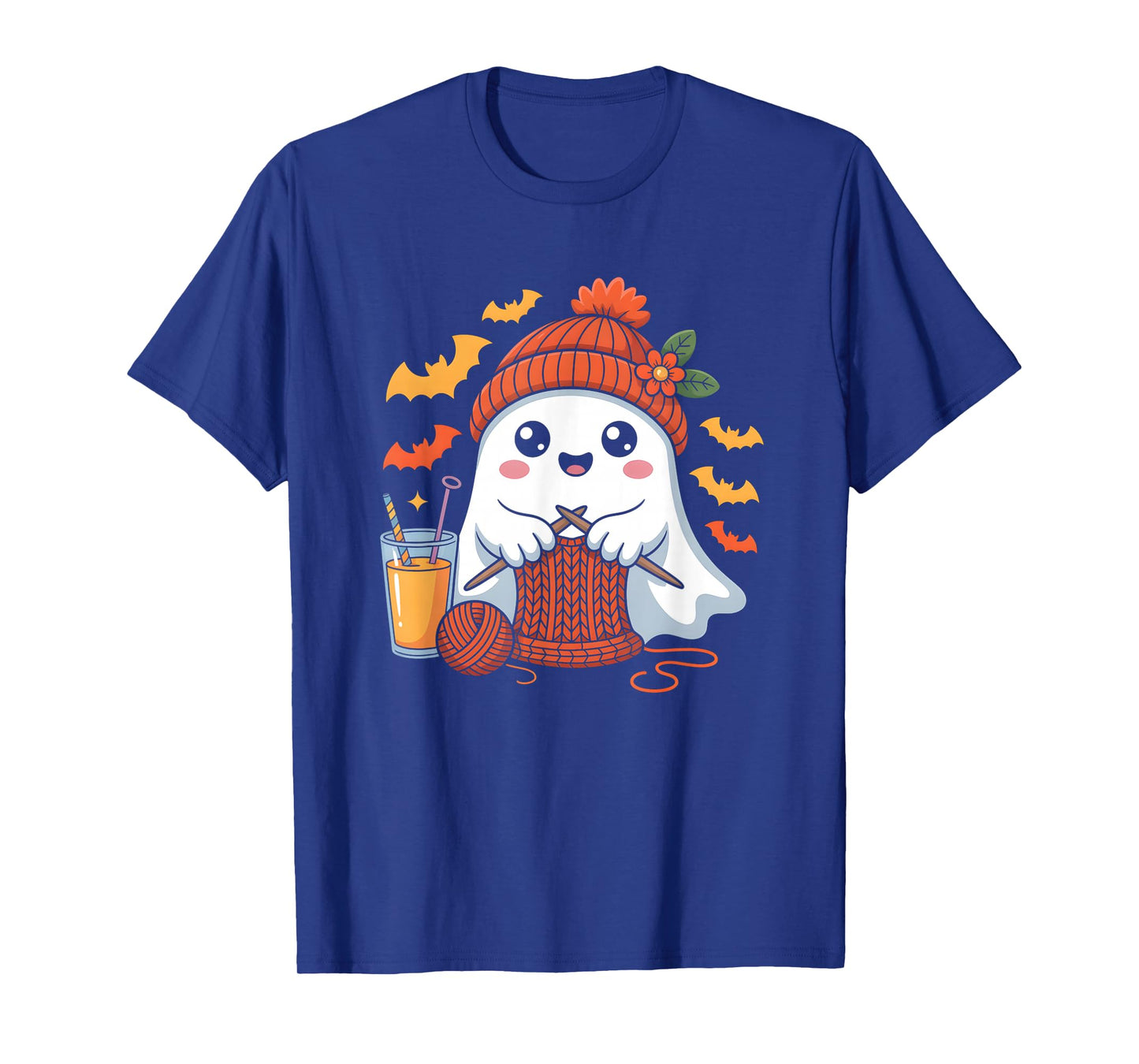 Halloween Crochet Coffee Witchy Brew Yarn Vibes T-Shirt