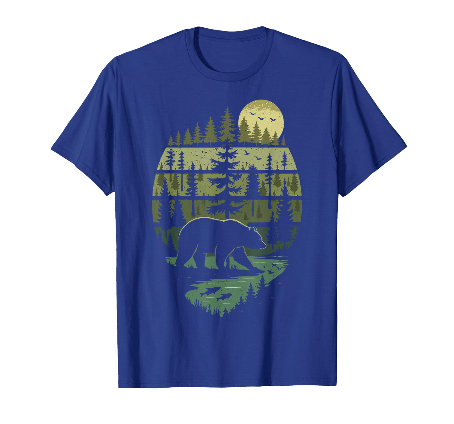Nature Bear Forest Retro Nature T-Shirt