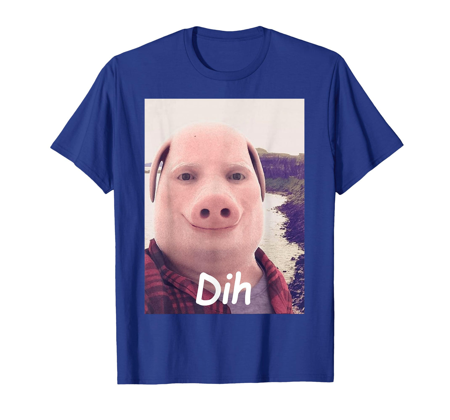 Dih John Pork Meme Funny Brainrot Fih Calling Inapproriate T-Shirt - T-Shirt | Royal