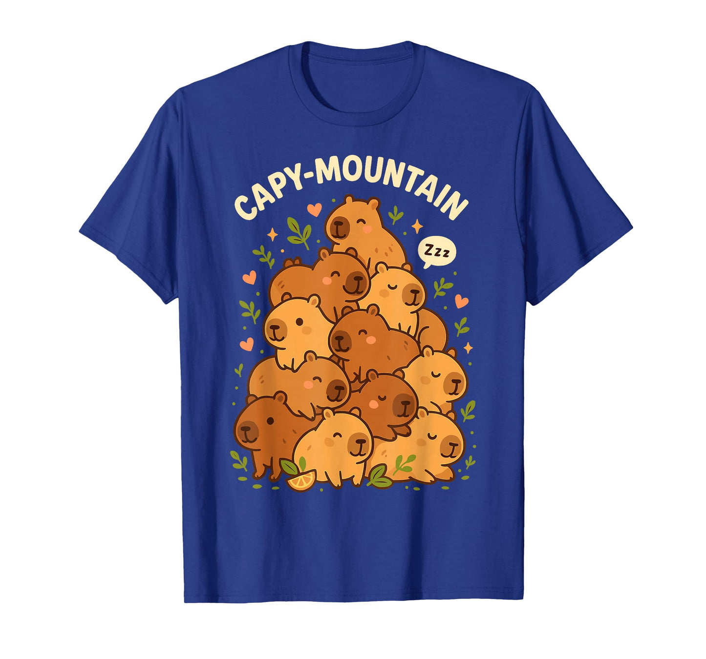 Capybara T-Shirt Capy-Mountain Cute Design Capybara Shirt T-Shirt