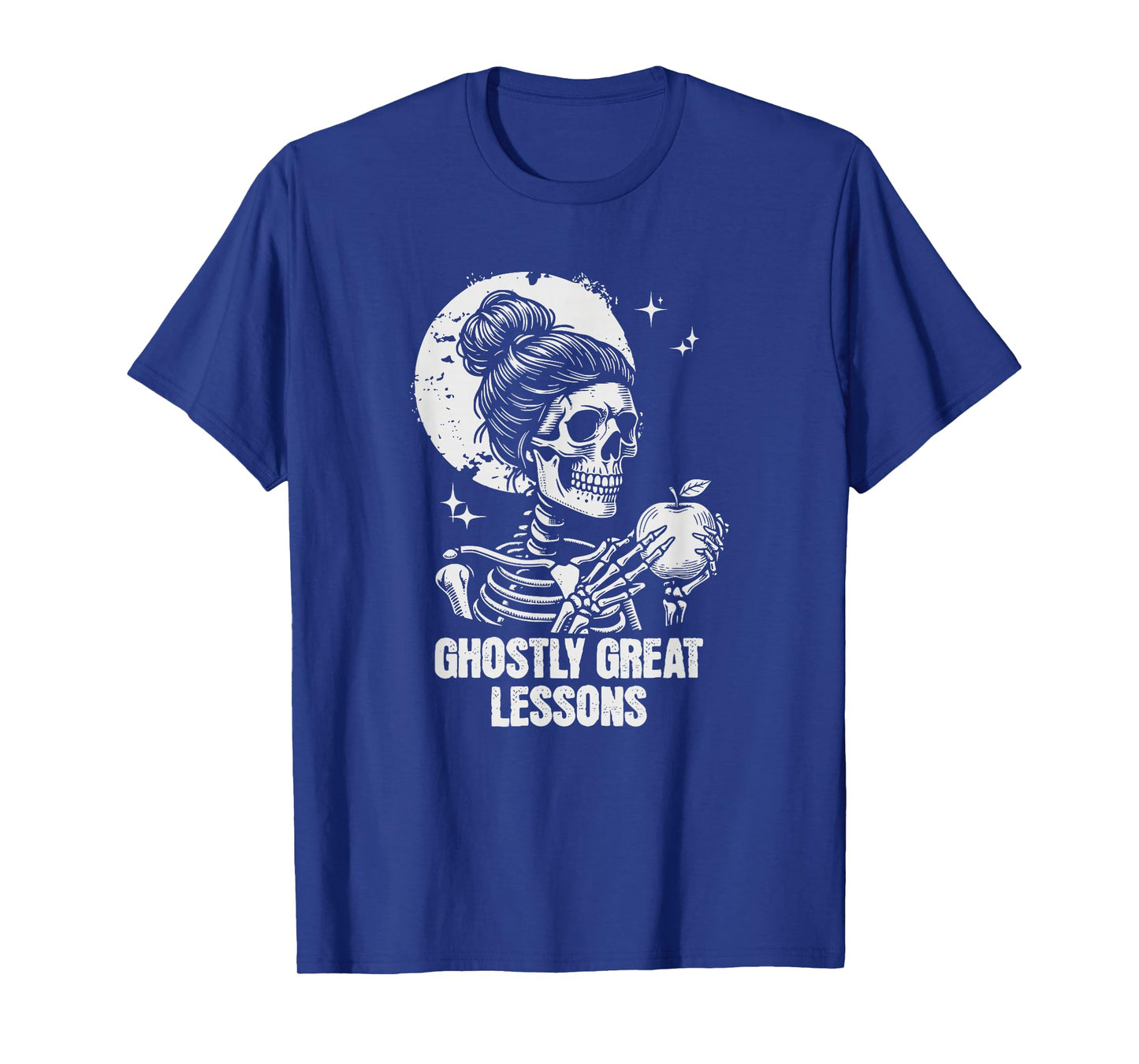 Halloween Ghostly Great Lessons Teacher Skeleton School T-Shirt