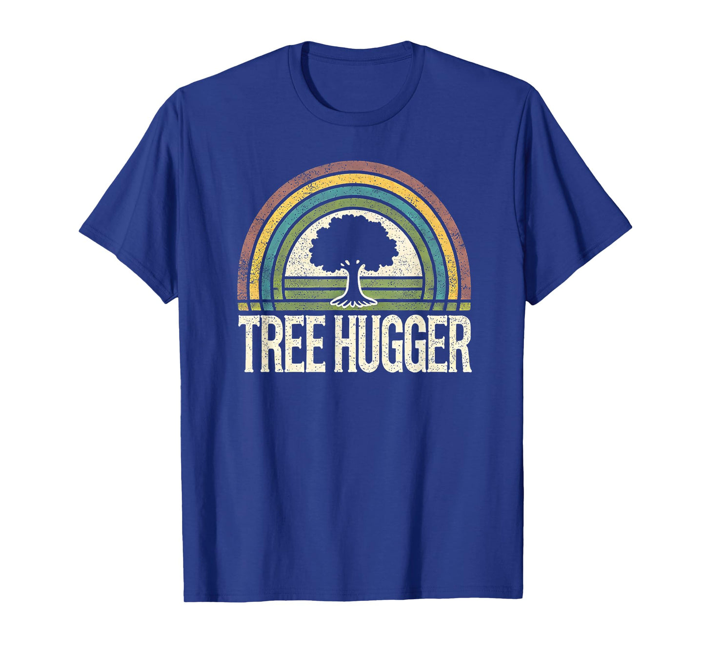 Retro Tree Hugger Design T-Shirt