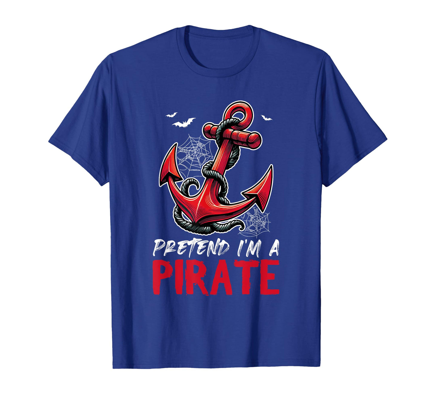 Pretend A Pirate Halloween Cosplay Costume Anchor Lover Kids T-Shirt