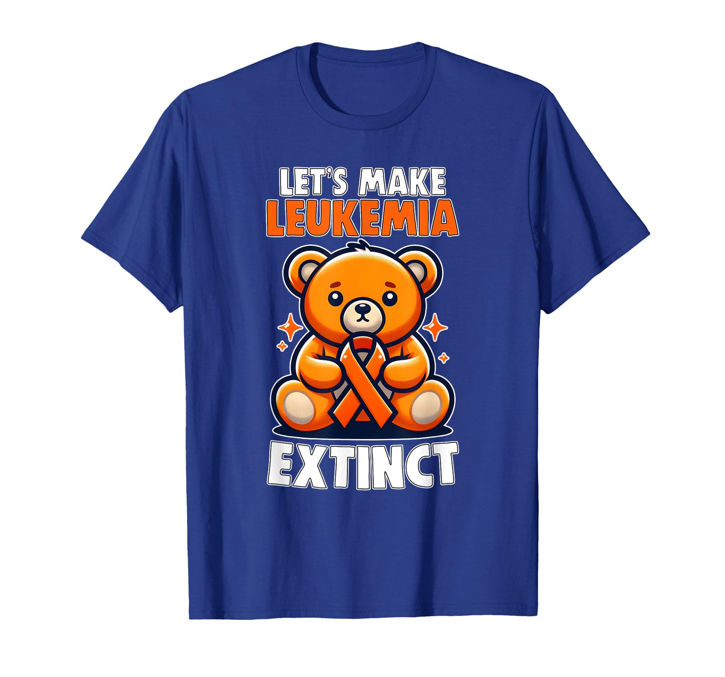 Leukemia Teddy Bear Orange Ribbon Hematologist Reptile T-Shirt